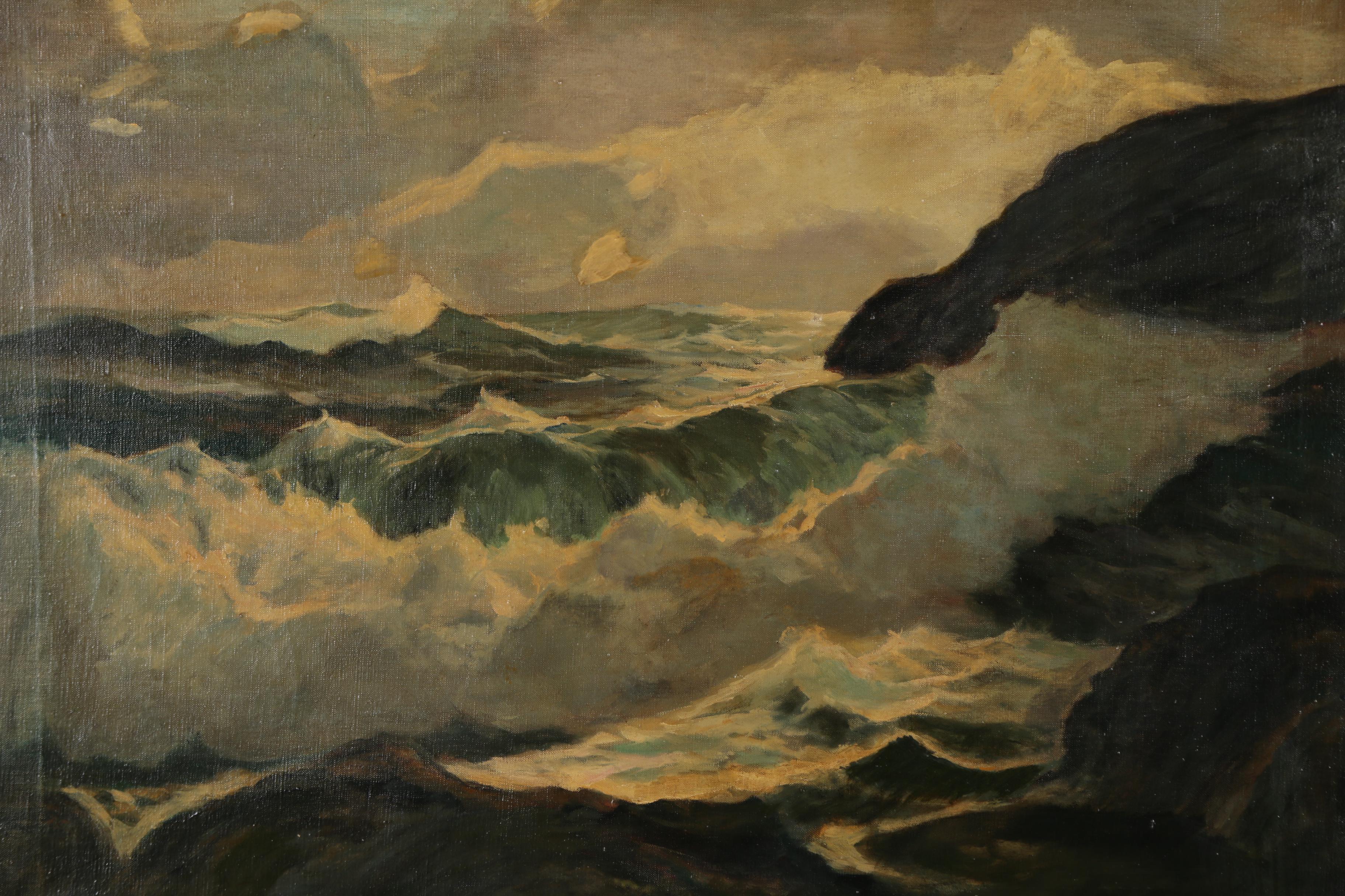 Mary Cable Butler Seascape Oil Painting