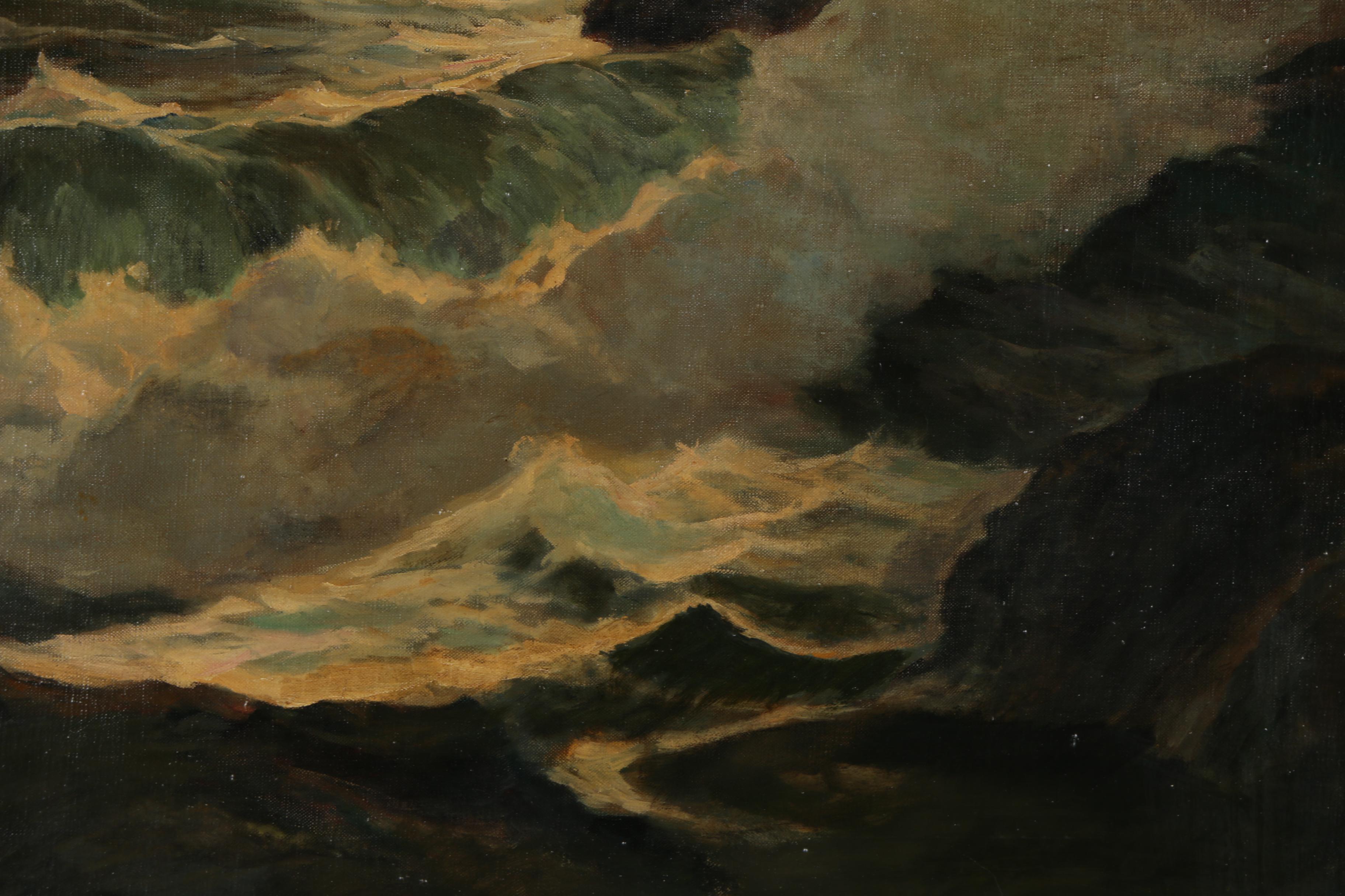Mary Cable Butler Seascape Oil Painting