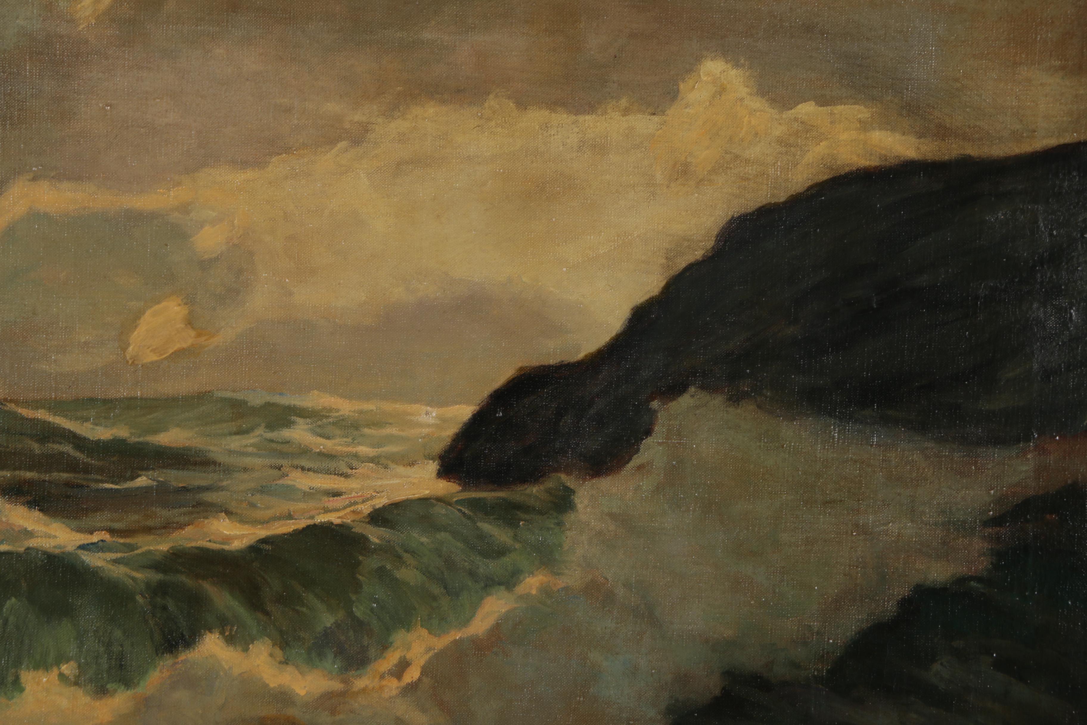 Mary Cable Butler Seascape Oil Painting