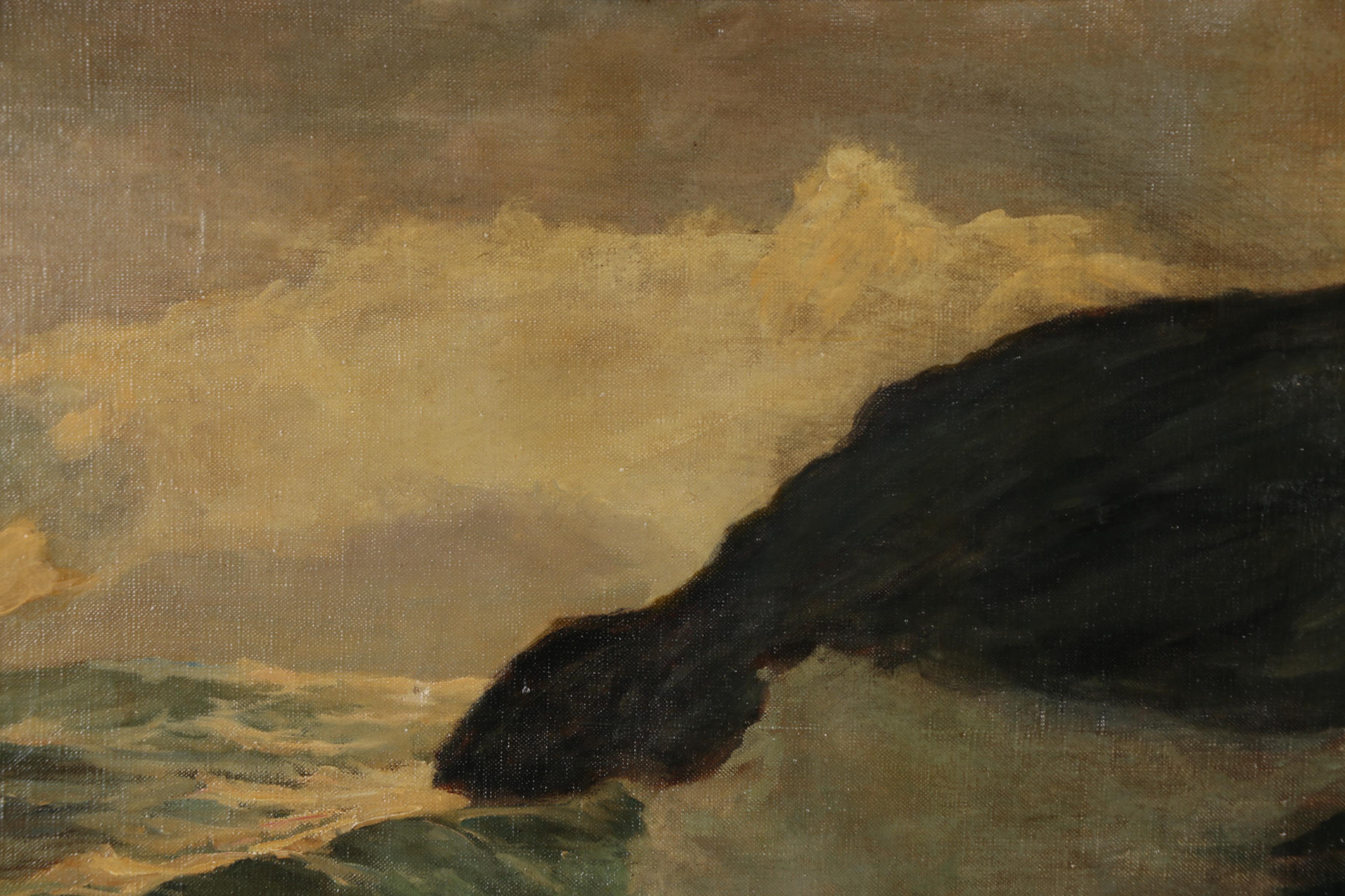 Mary Cable Butler Seascape Oil Painting