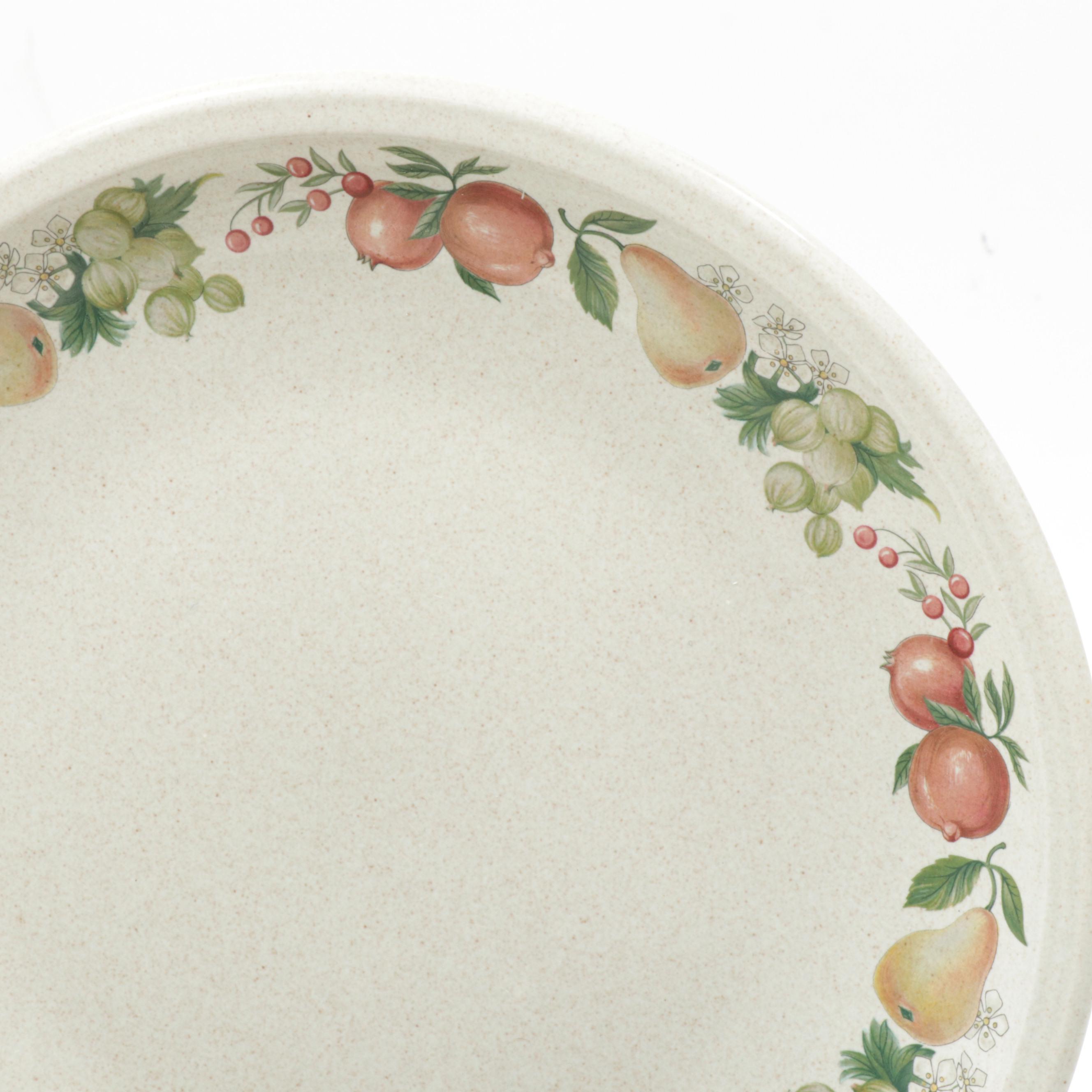 Wedgwood "Quince" Oven-to-Table Stoneware Dinnerware, Late 20th Century