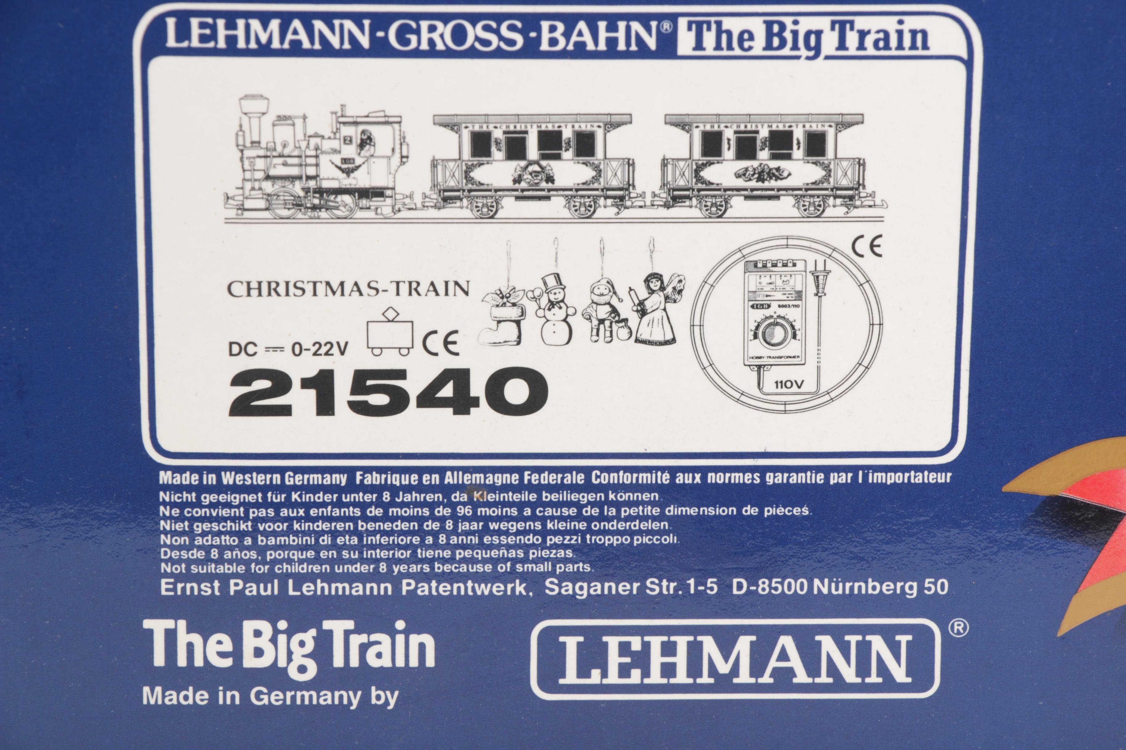 LGB G-Scale Model Christmas Train Set