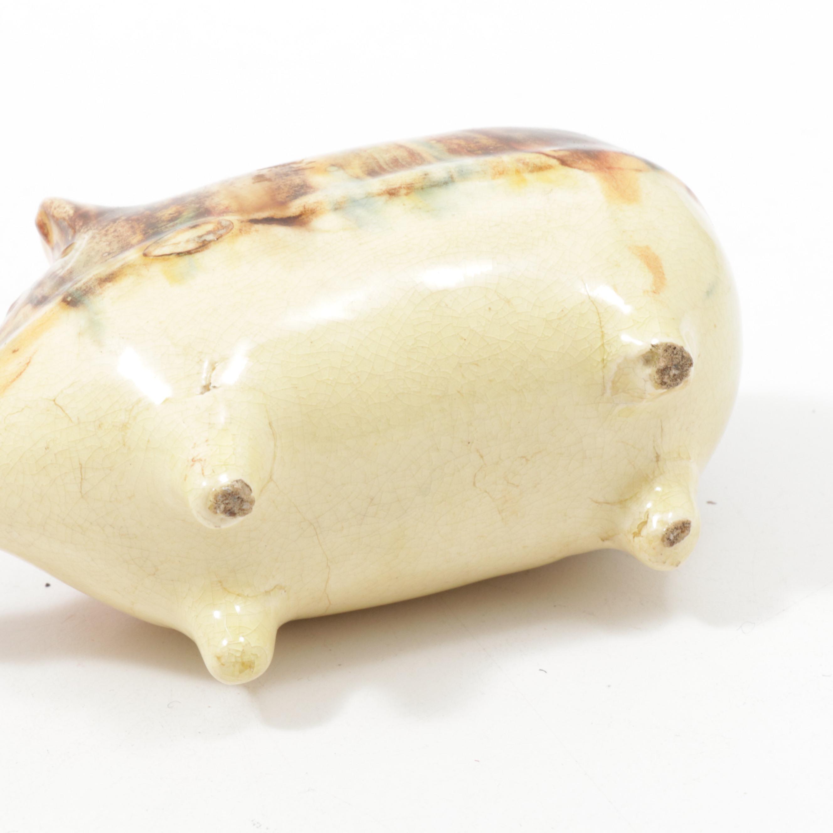 Goebel Ceramic Pig and Earthenware Piggy Bank