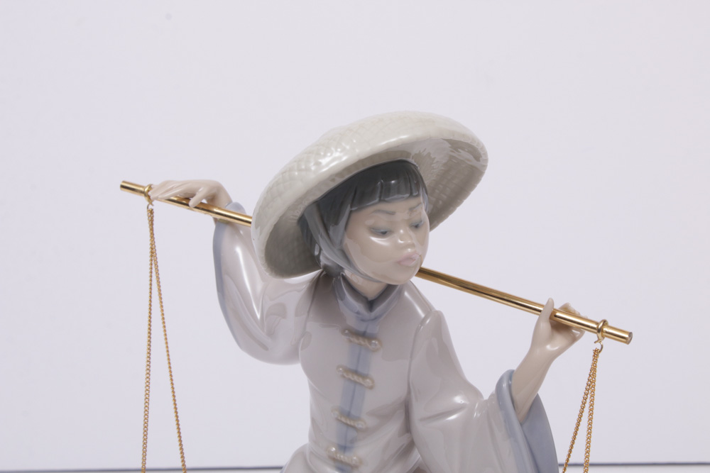 Lladró "Fish A' Plenty" Porcelain Figurine Designed by Salvador Debón, 1984–1989