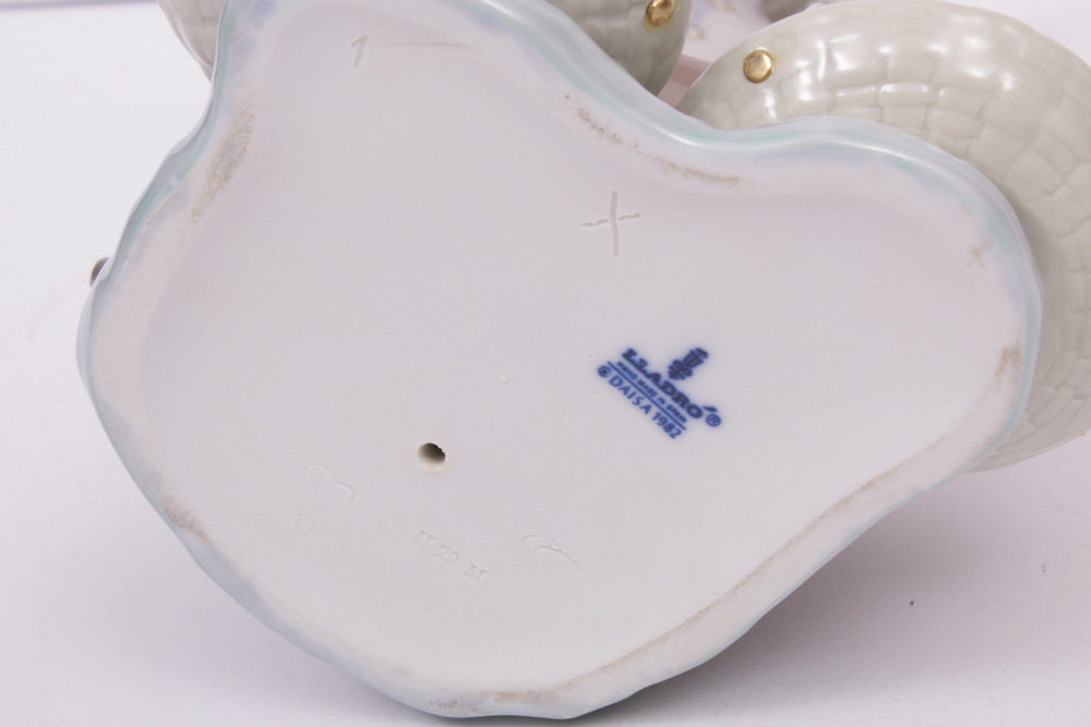 Lladró "Fish A' Plenty" Porcelain Figurine Designed by Salvador Debón, 1984–1989