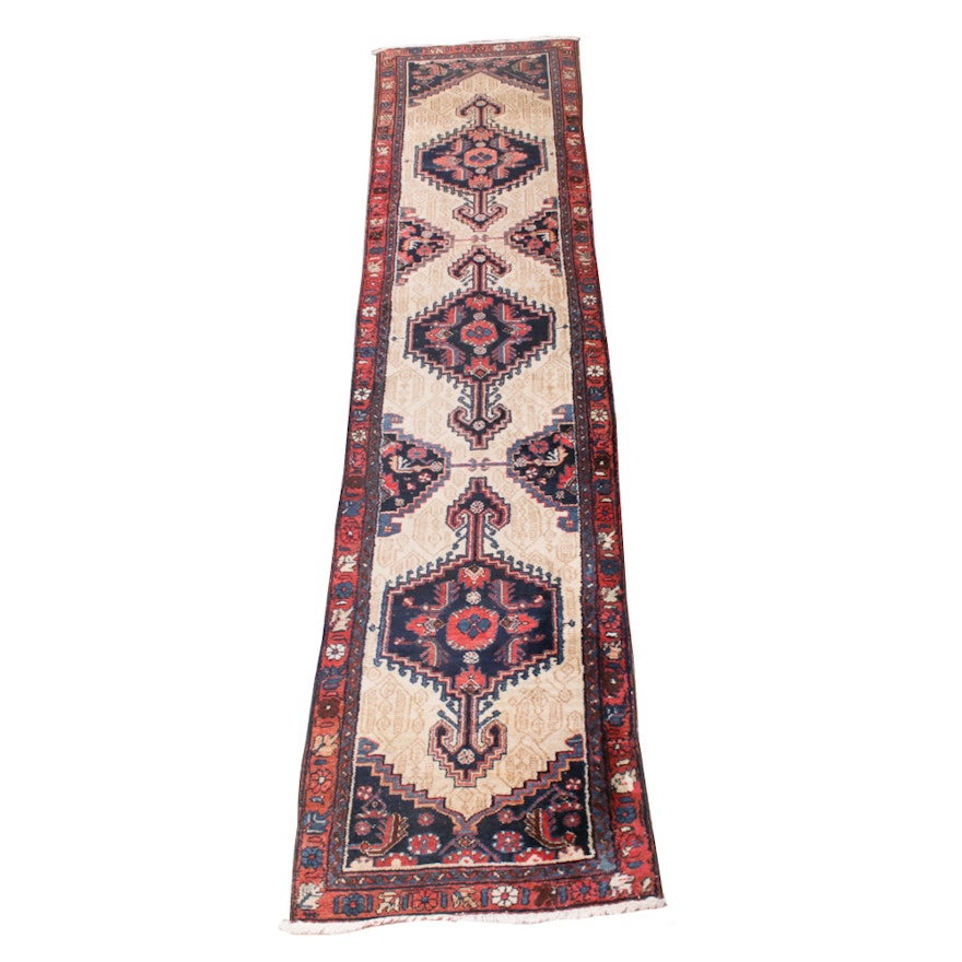 2'3 x 9'6 Hand-Knotted Persian Rug Runner