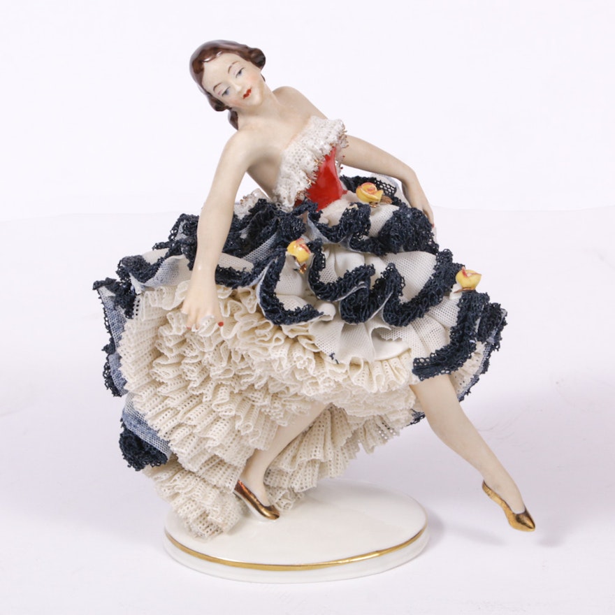 Dresden Lace "Melodie" Porcelain Figurine