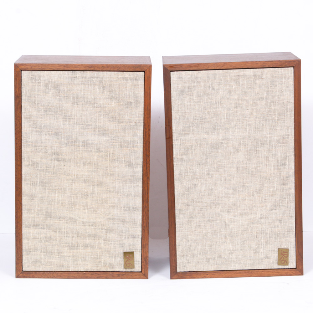Acoustic Research AR-6 Stereo Speakers, Mid-20th Century