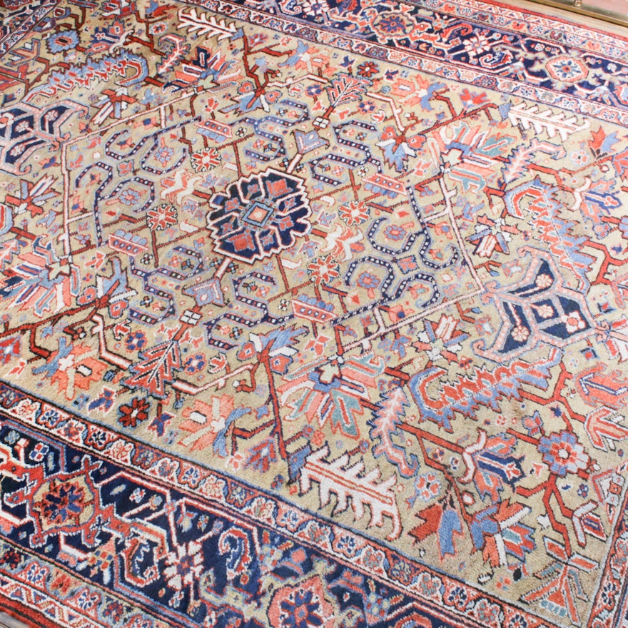 7'7 x 9'9 Hand-Knotted Persian Area Rug