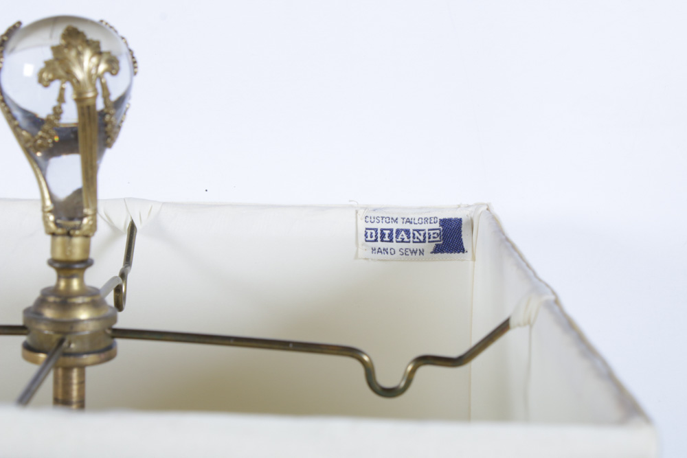 Regency Style Green Alabaster Table Lamp