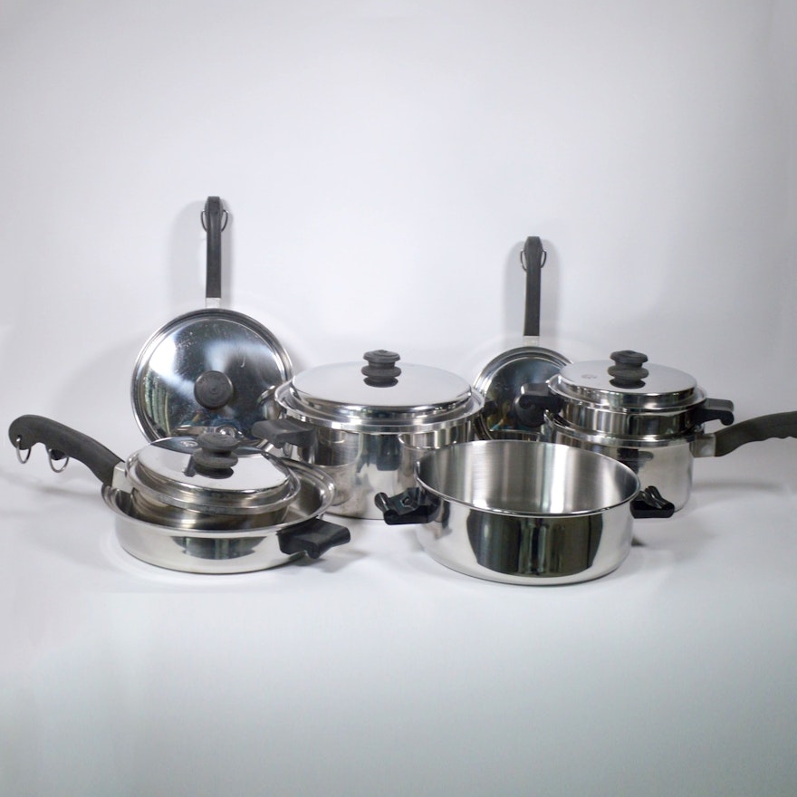 Saladmaster T304 Stainless Cookware Set, Late 20th Century