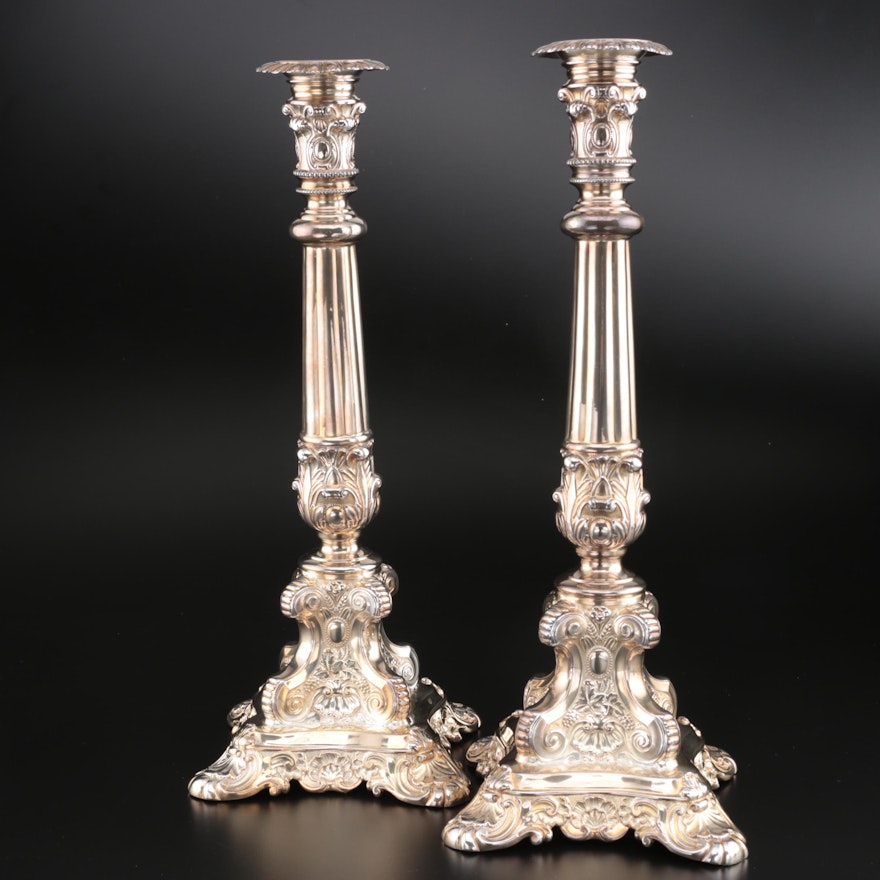 Pair of Wilcox Silver Plate Co. Candlesticks, Early/Mid 20th Century
