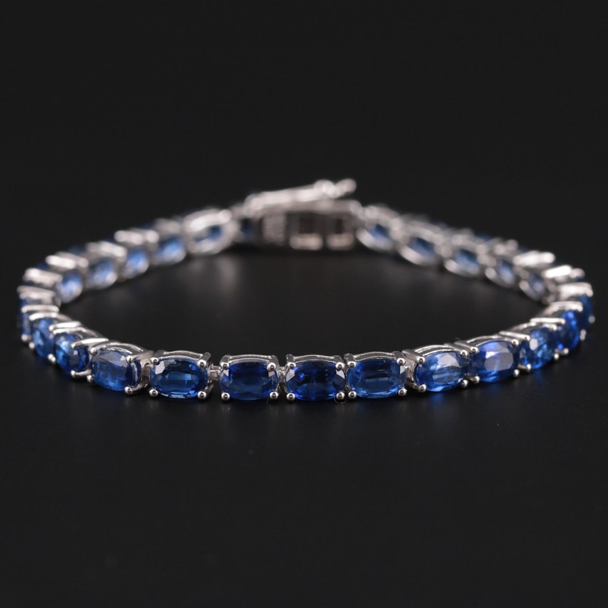 Sterling Silver Kyanite Bracelet