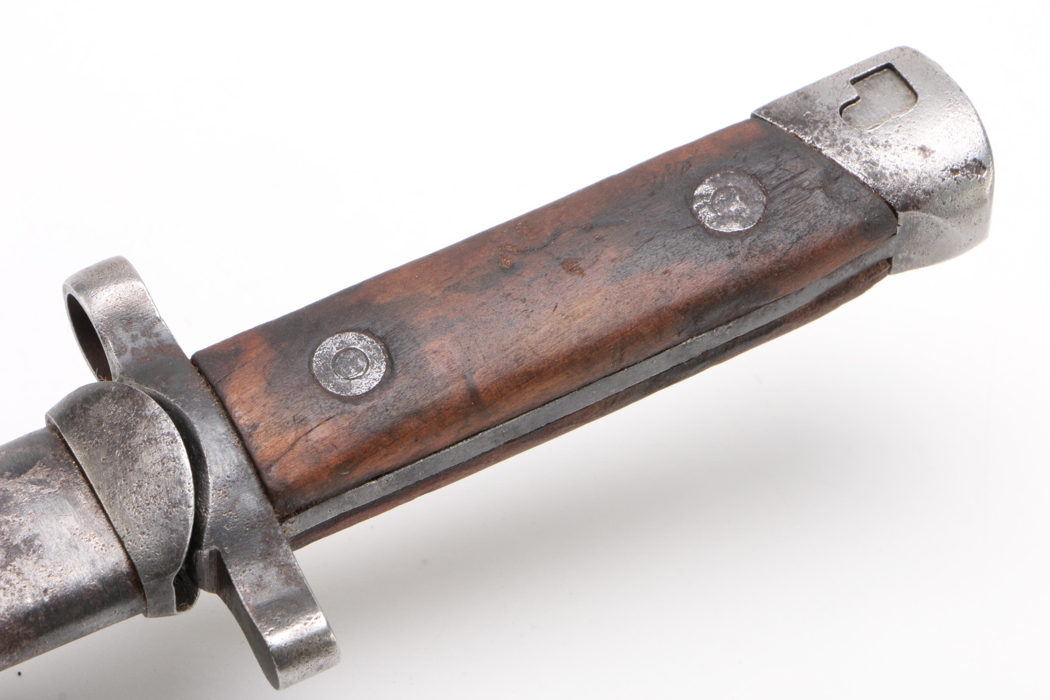 Italian World War II Bayonet with Sheath, circa 1940s