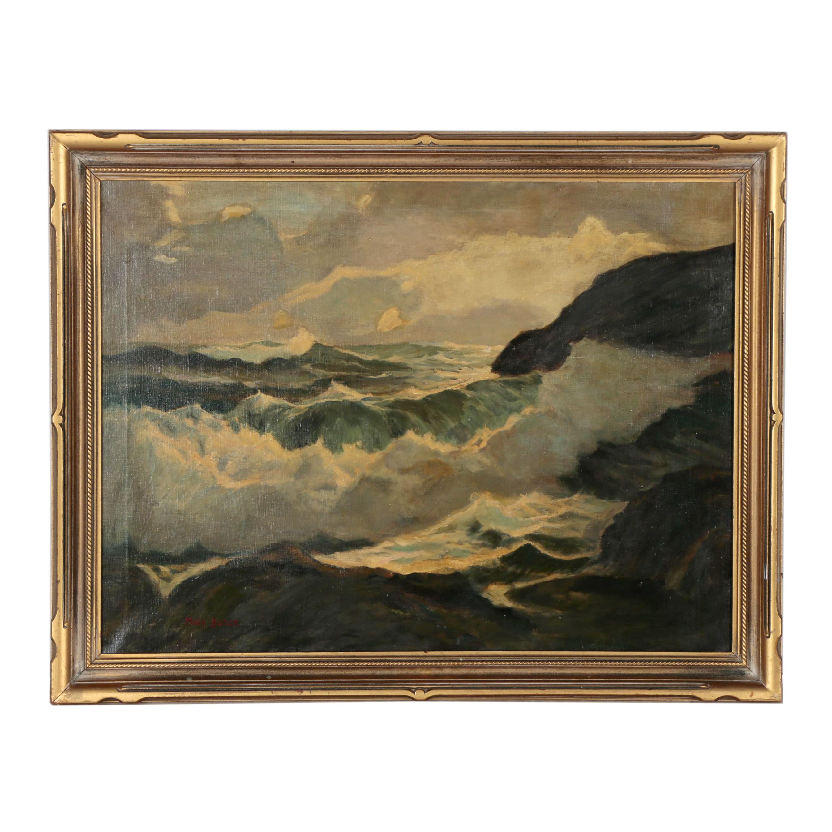 Mary Cable Butler Seascape Oil Painting