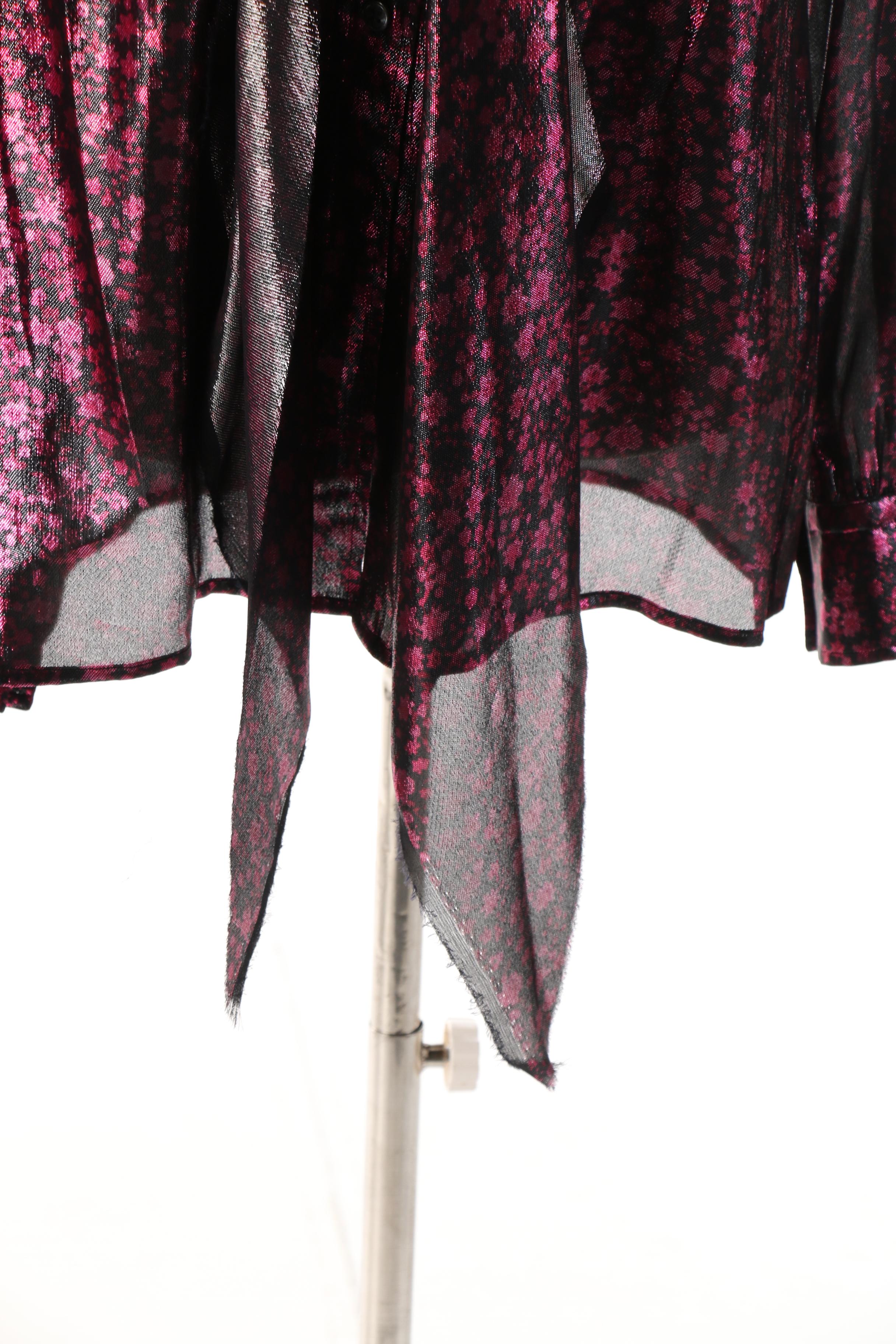 Marc Jacobs and Tucker Metallic and Hot Pink Button Up Shirts