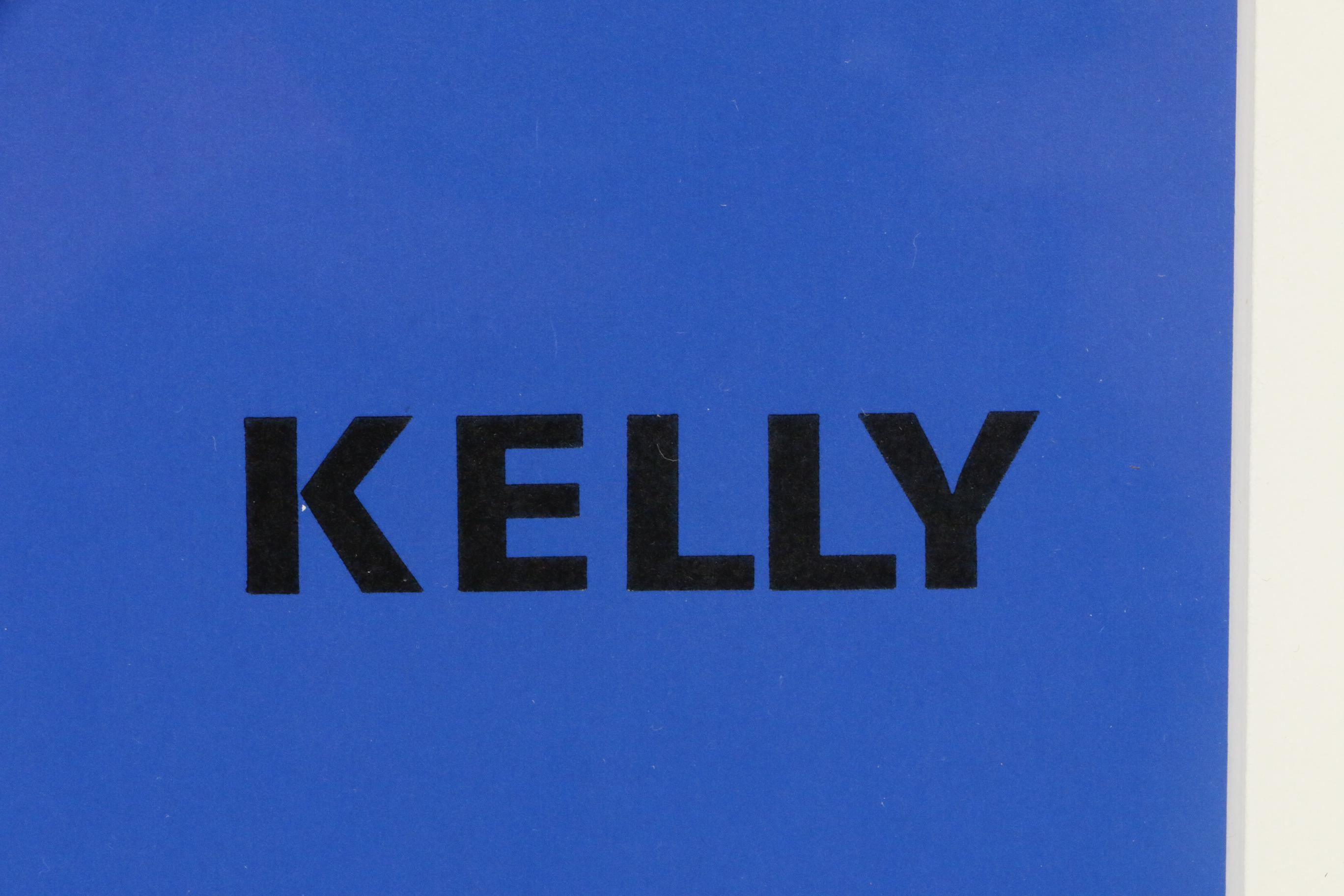 Ellsworth Kelly Double Page Color Lithograph for "Derrière le Miroir," 1964