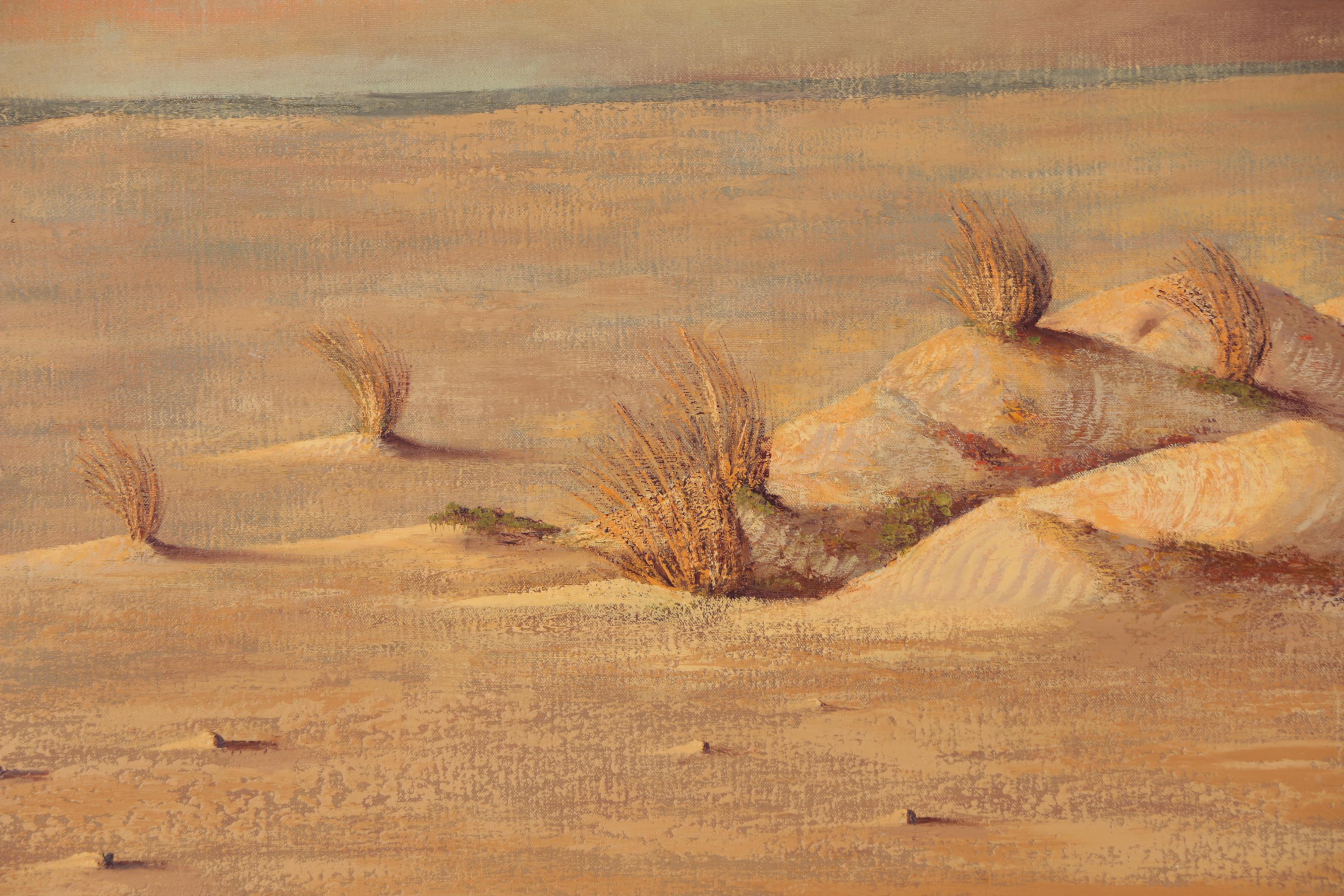 Thomas L. Lewis Southwestern Landscape Oil Painting