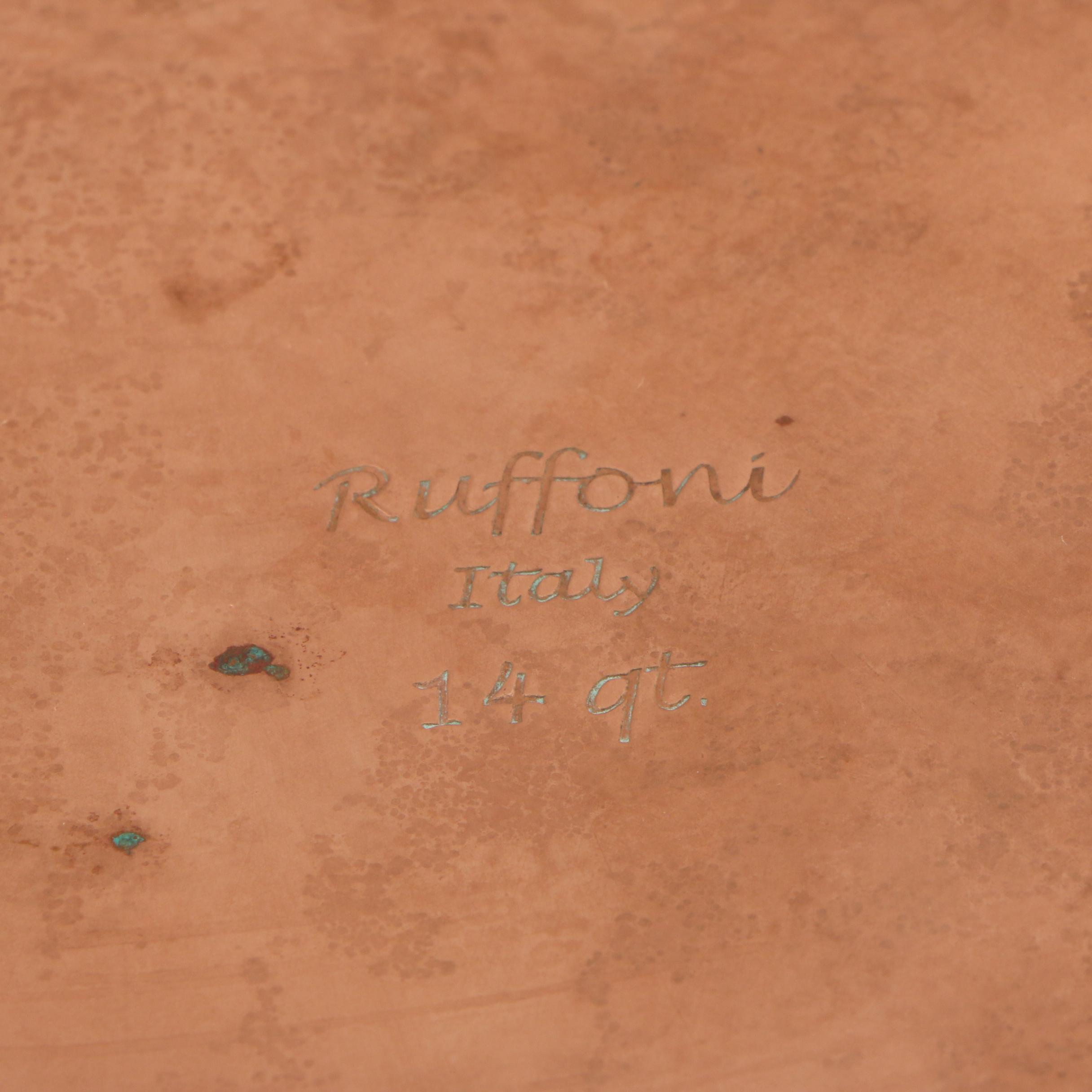 Ruffoni Hammered Copper Cookware, Late 20th Century