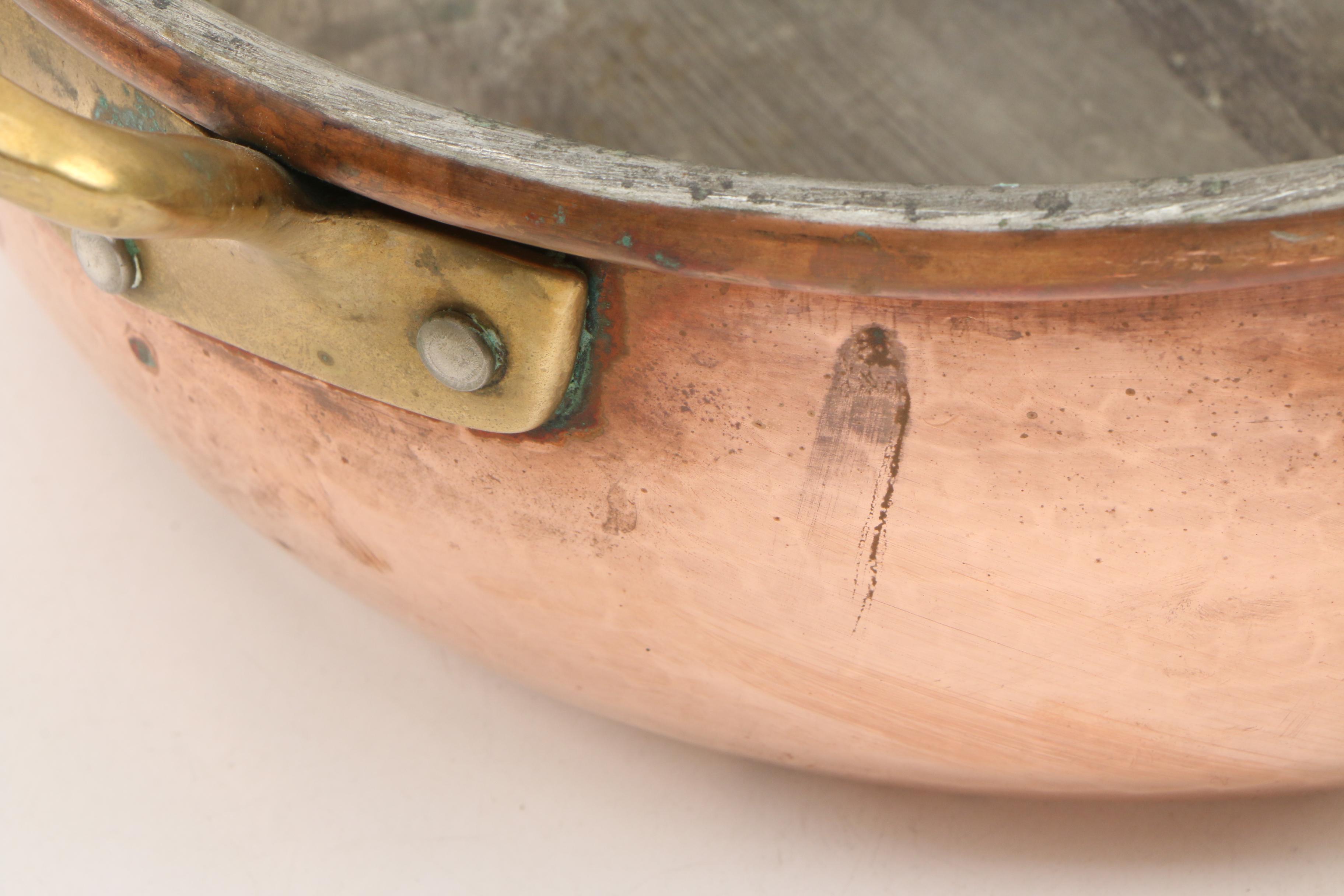 Ruffoni Hammered Copper Cookware, Late 20th Century