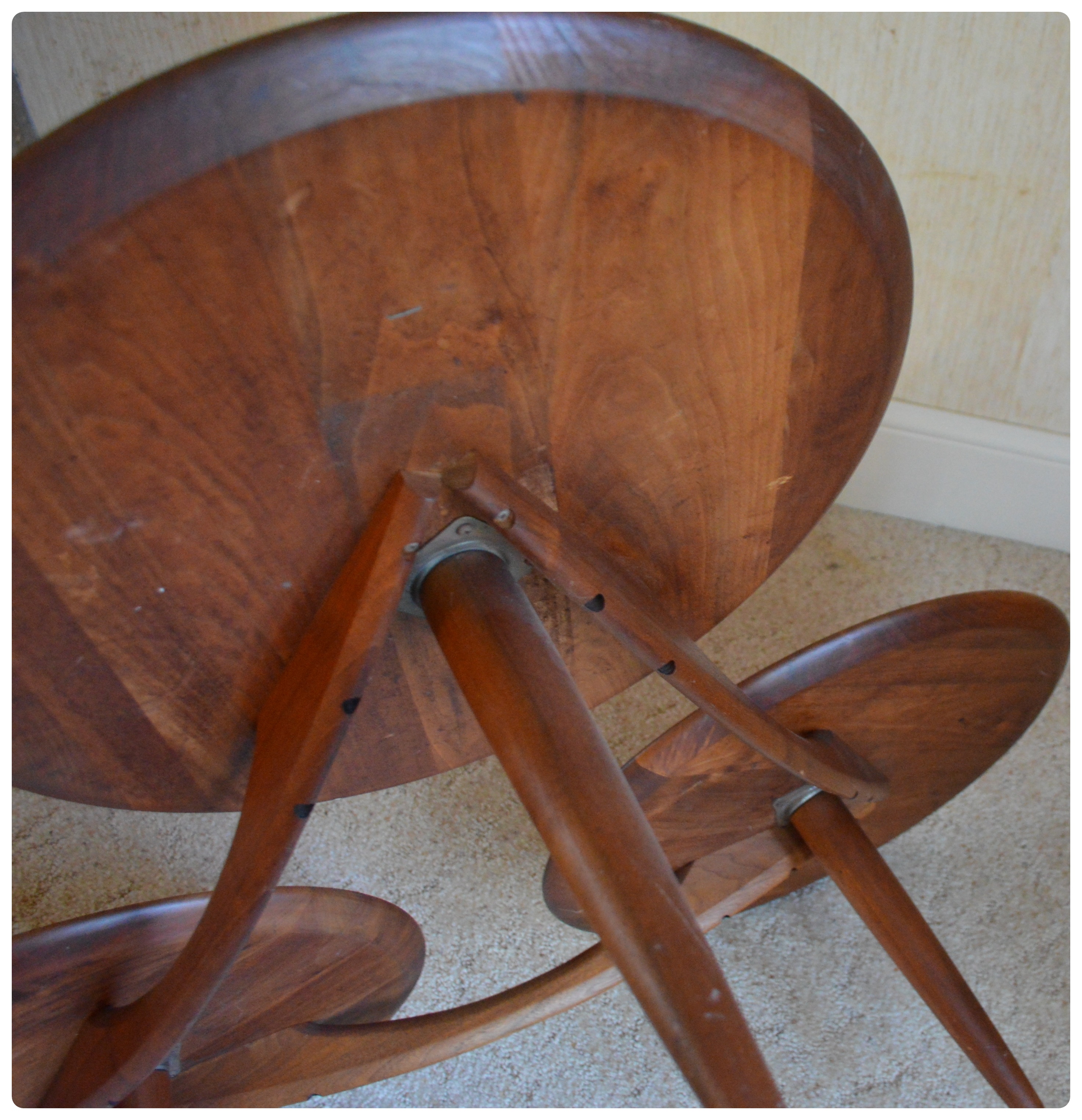 Mid Century Modern Greta Grossman Style Coffee Table, Mid 20th C.