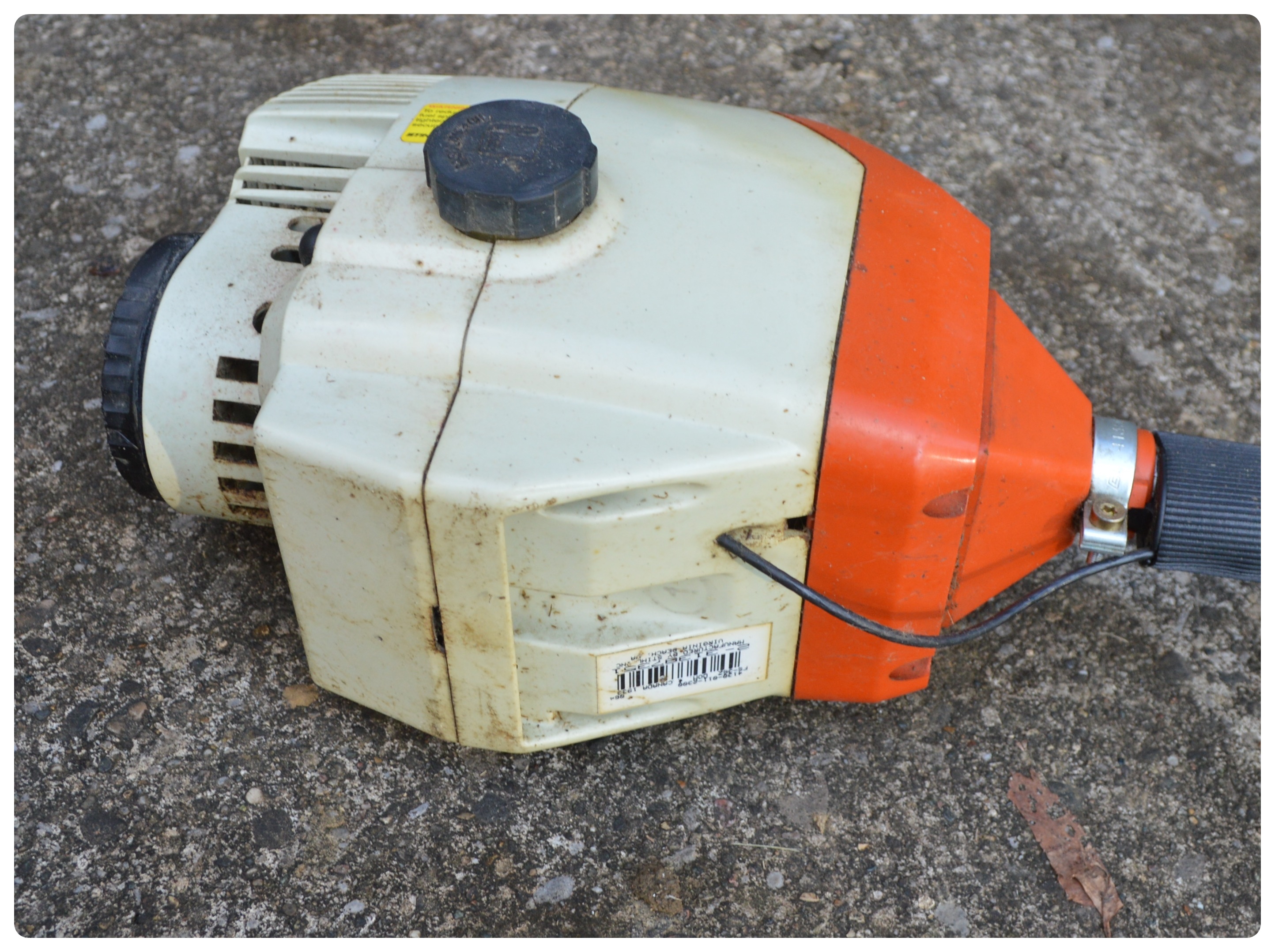 STIHL Gas Trimmer FS36 with Black+Decker Electric Edger 8224