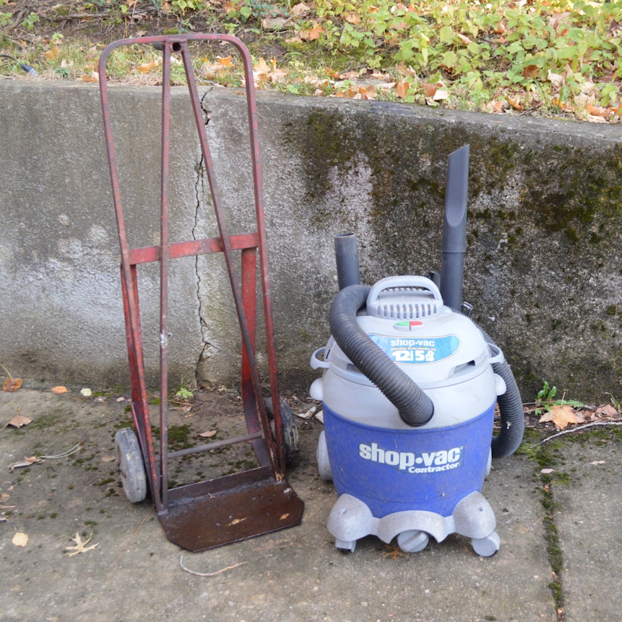 Shopvac Contractor Series Wet/Dry Vacuum LM500 and Hand Truck