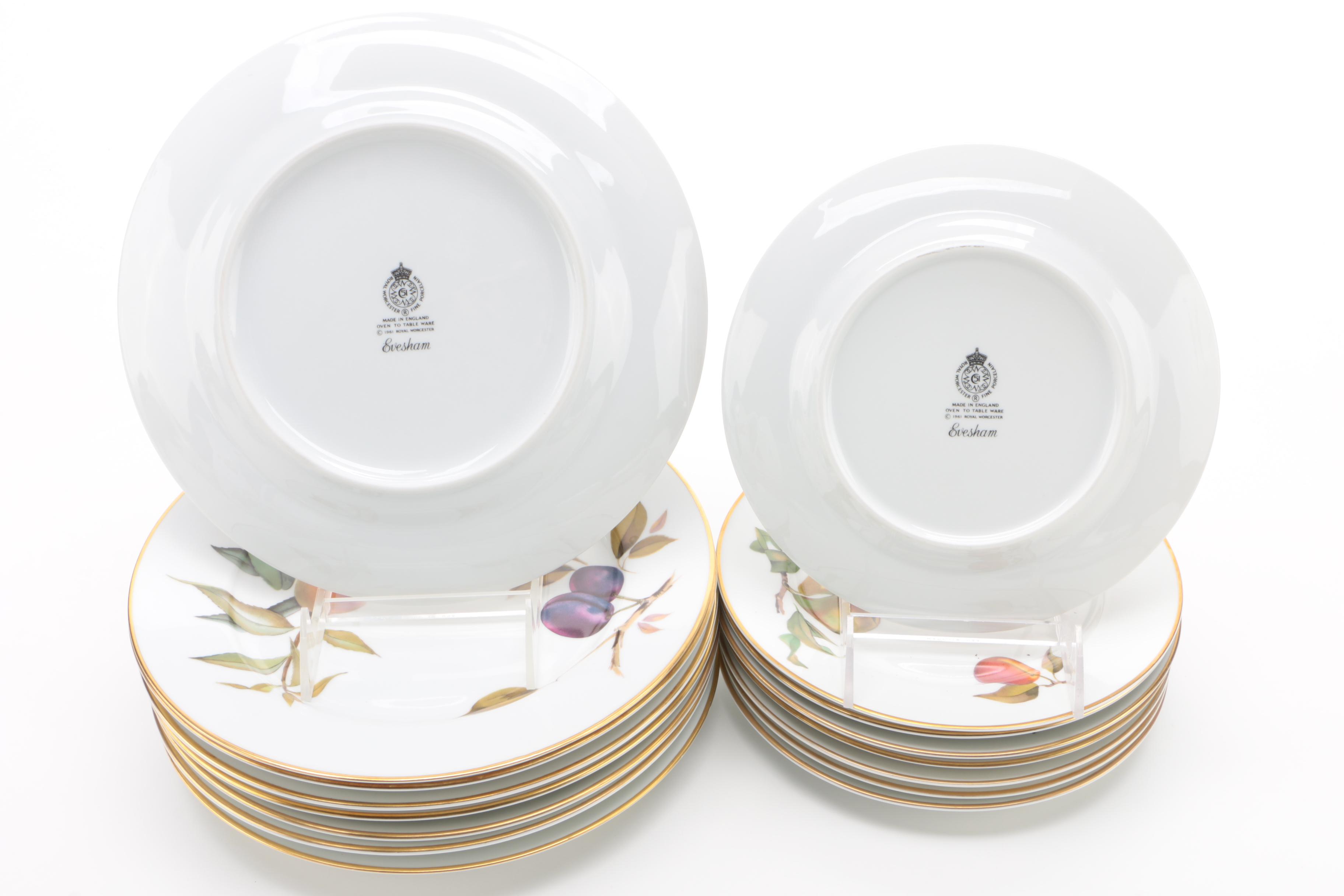 Royal Worcester "Evesham" Porcelain Dinnerware