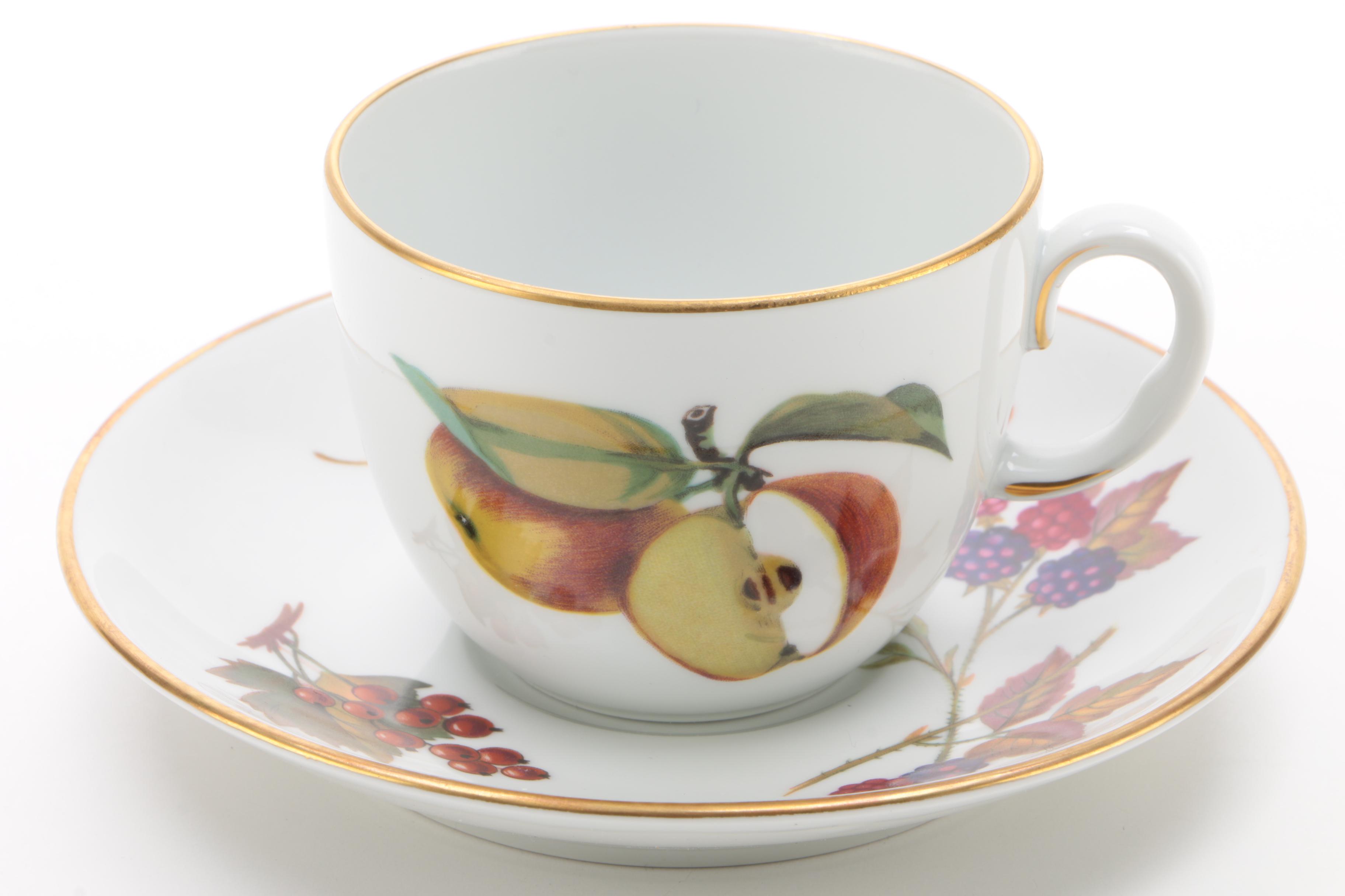 Royal Worcester "Evesham" Porcelain Dinnerware