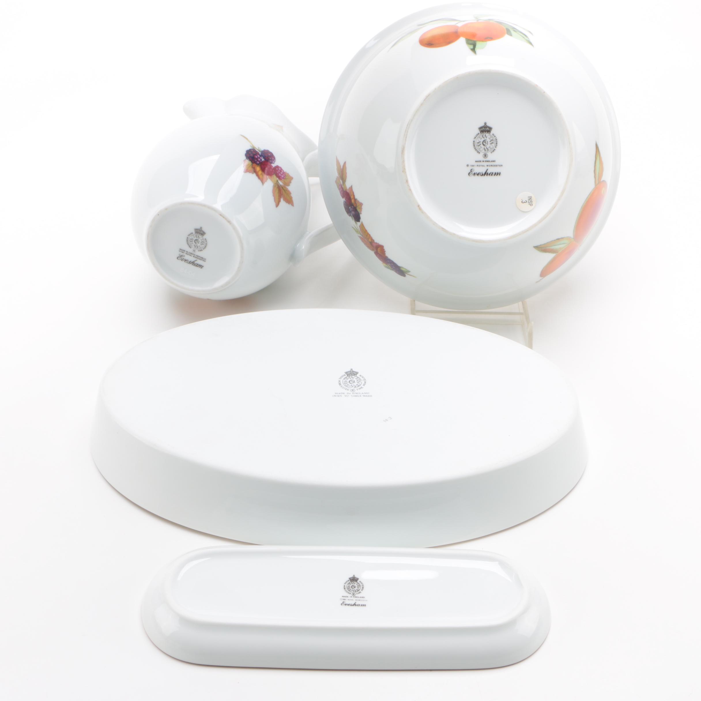 Royal Worcester "Evesham" Porcelain Dinnerware