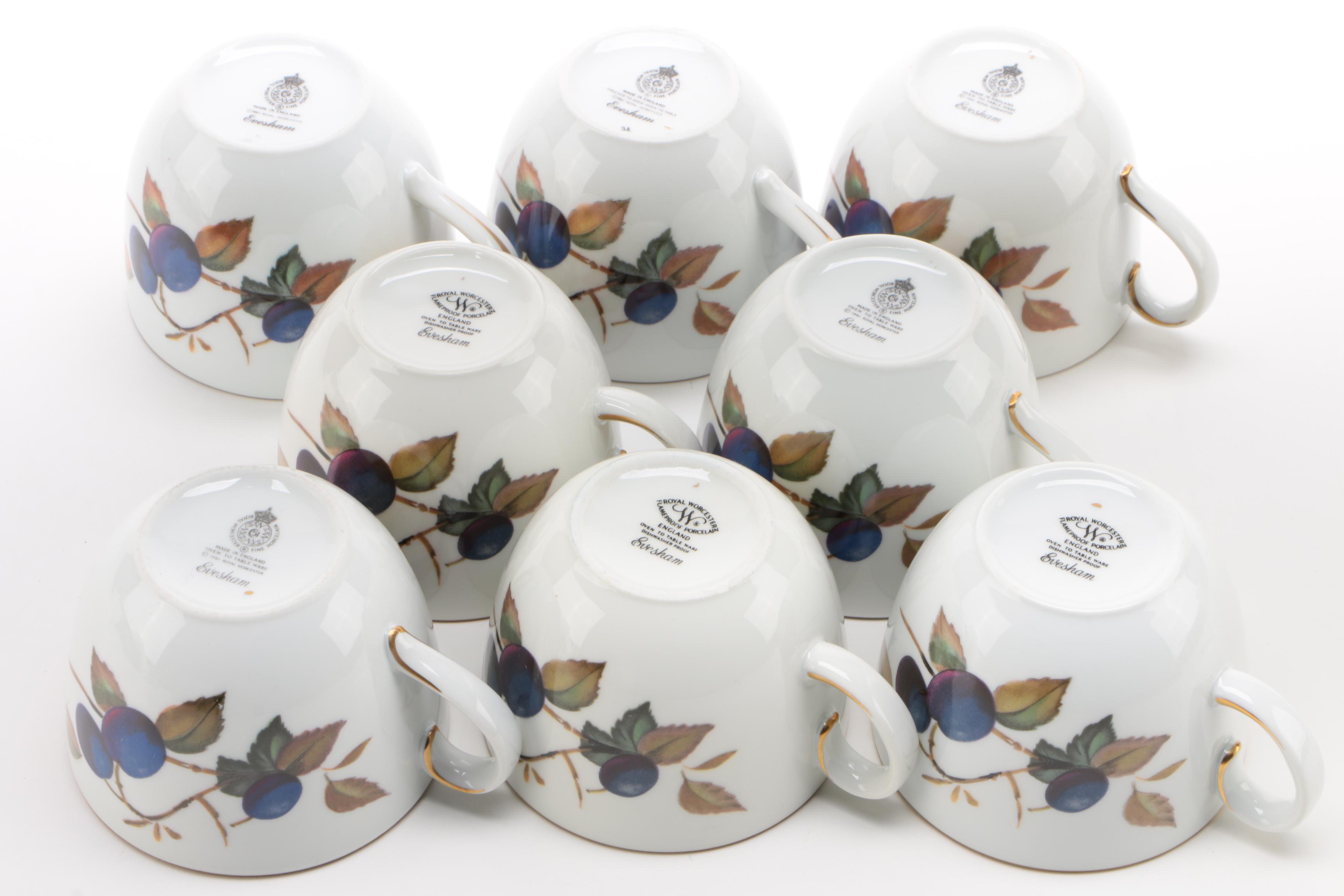 Royal Worcester "Evesham" Porcelain Dinnerware