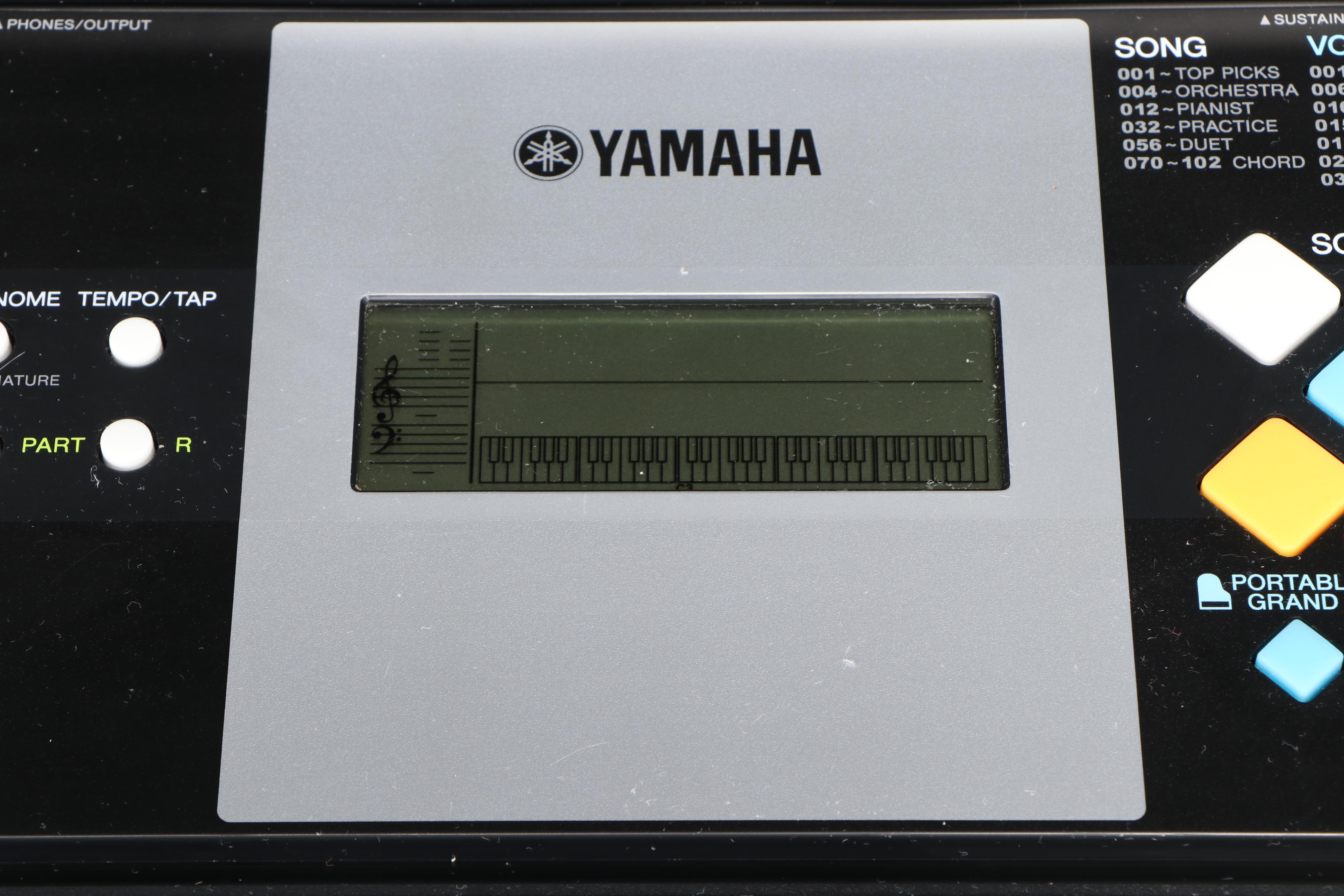 Yamaha PSR E223 Keyboard with Stand and Carrying Case, Contemporary