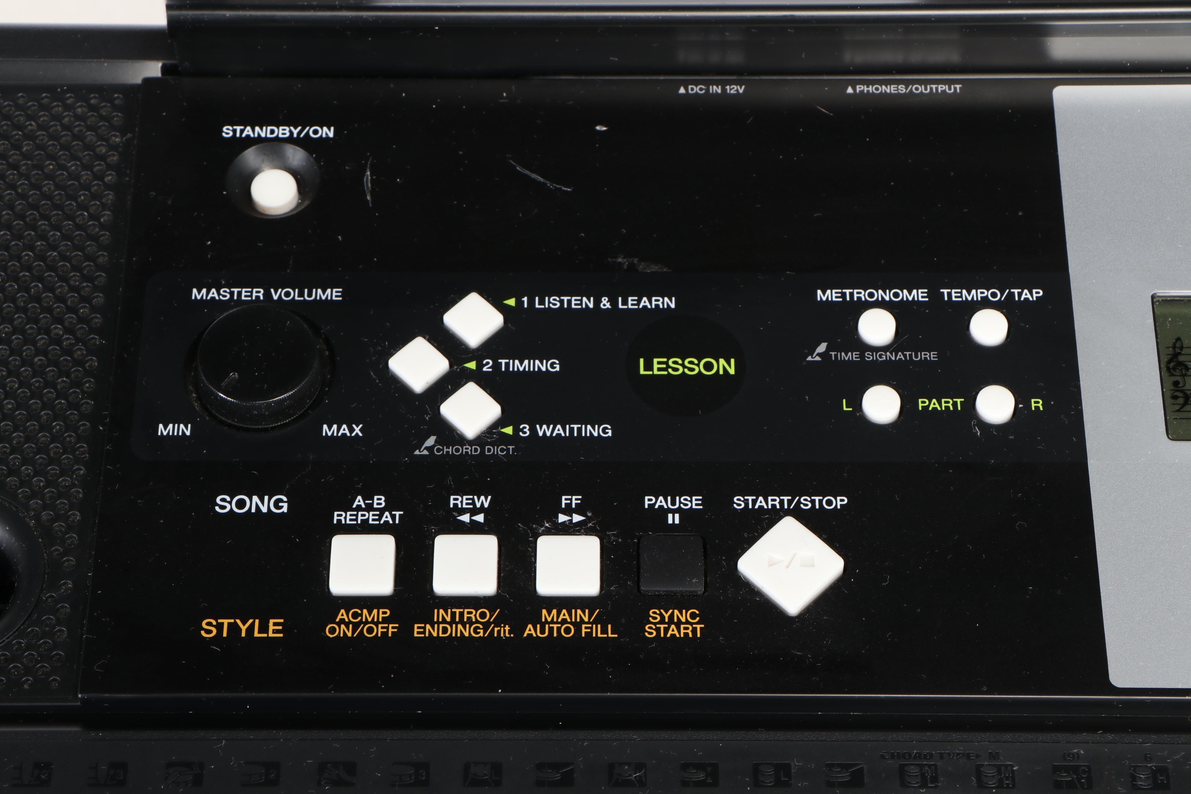 Yamaha PSR E223 Keyboard with Stand and Carrying Case, Contemporary