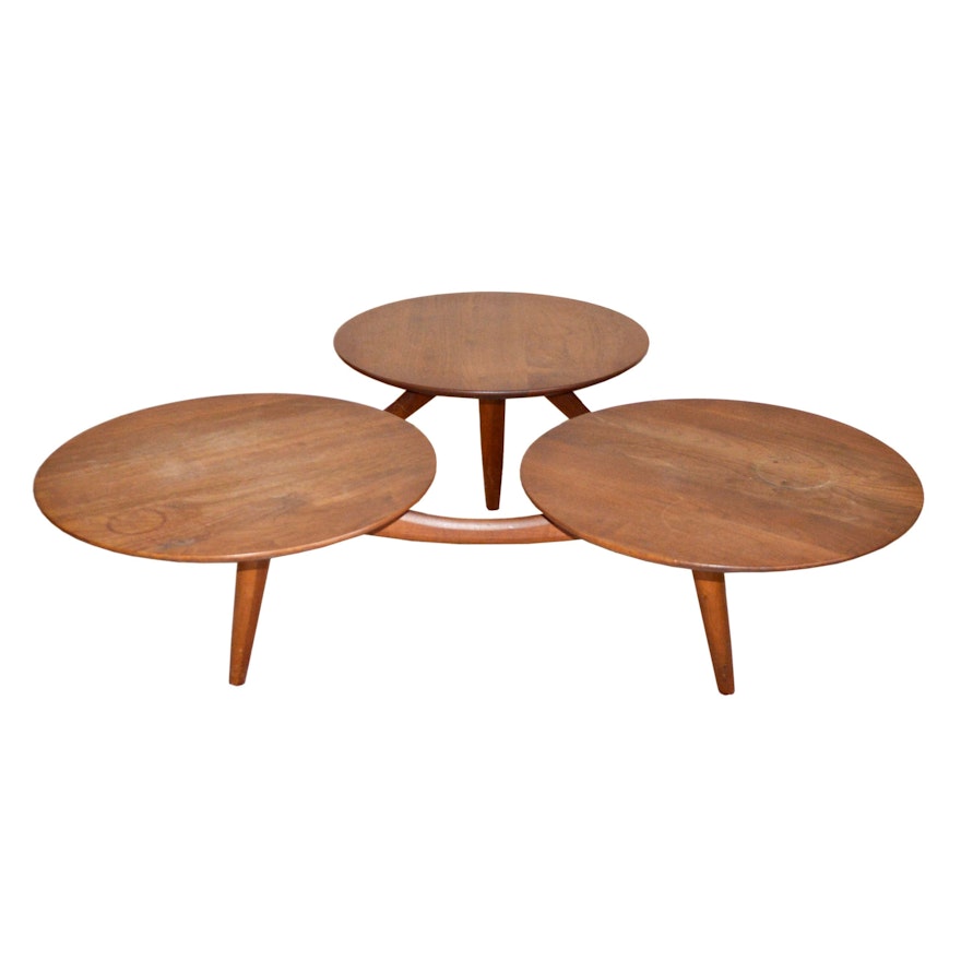 Mid Century Modern Greta Grossman Style Coffee Table, Mid 20th C.