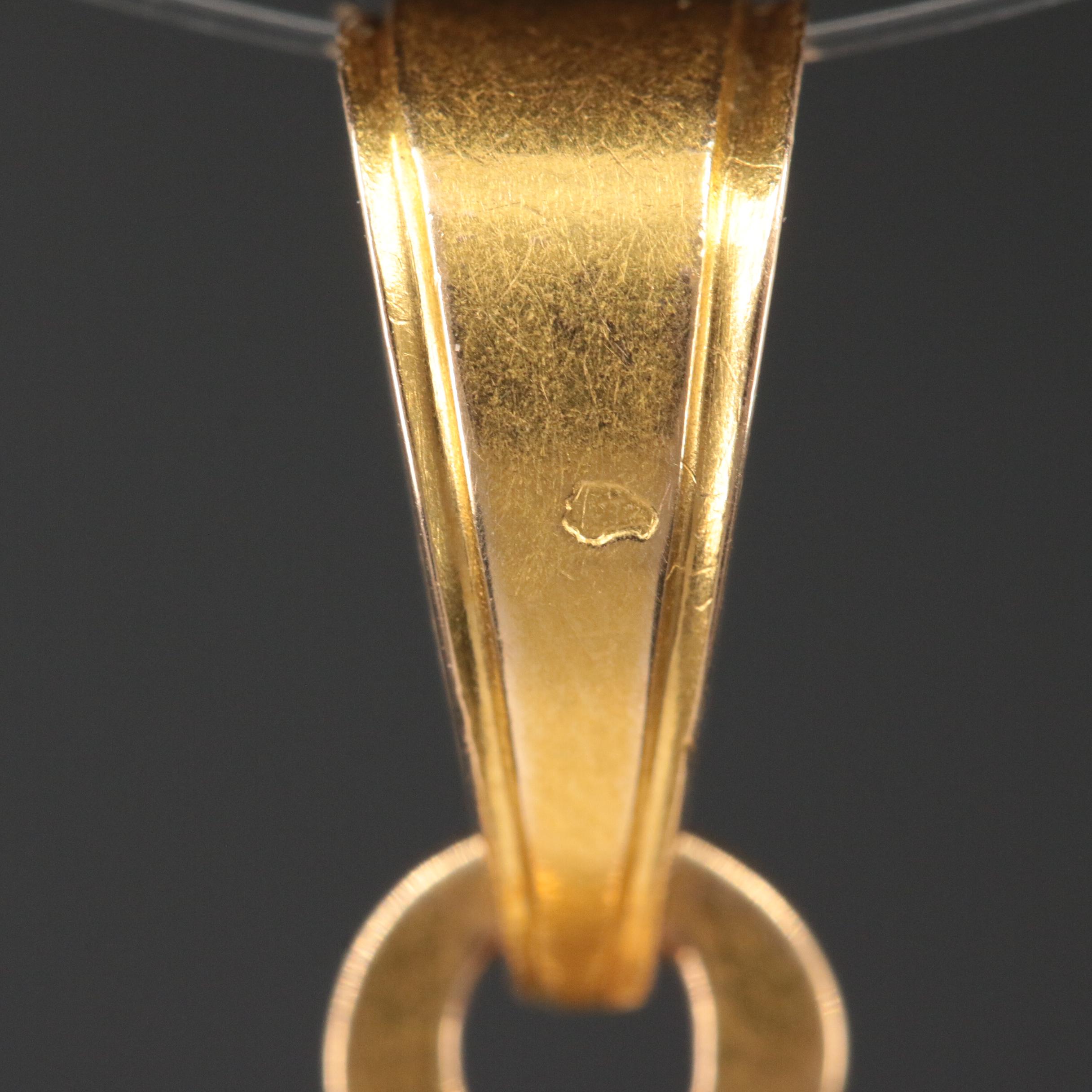 Mid-Victorian French 18K Gold Emerald, Seed Pearl and Enamel Portrait Locket