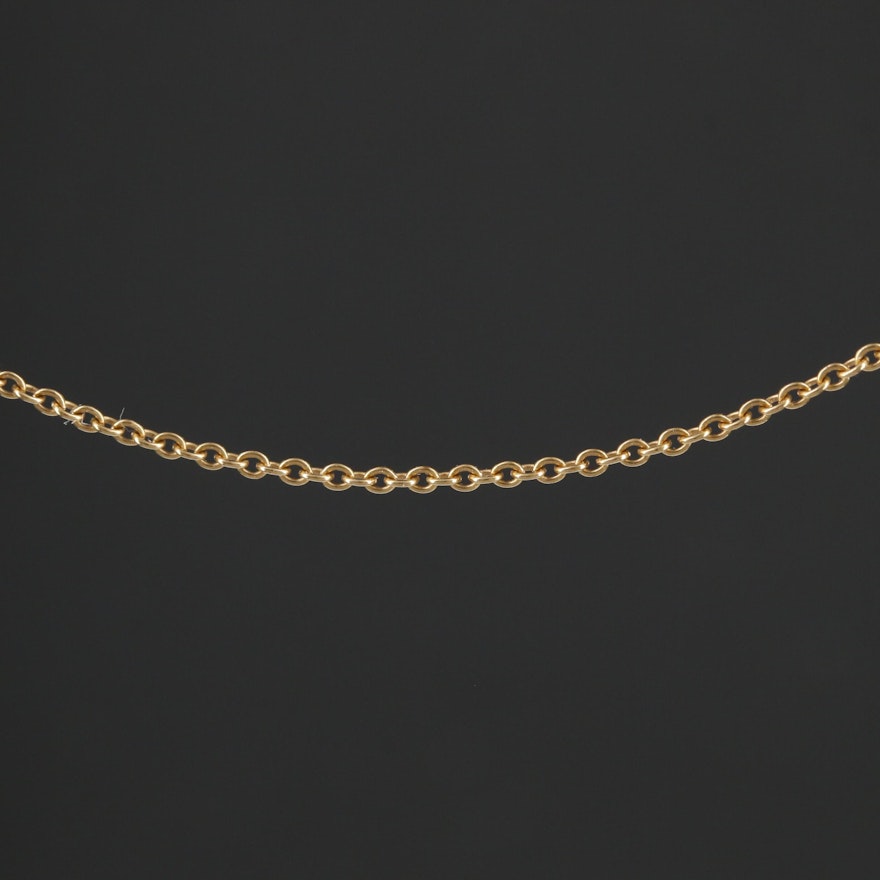 Elsa Peretti for Tiffany & Co. 18K Yellow Gold Chain Link Necklace