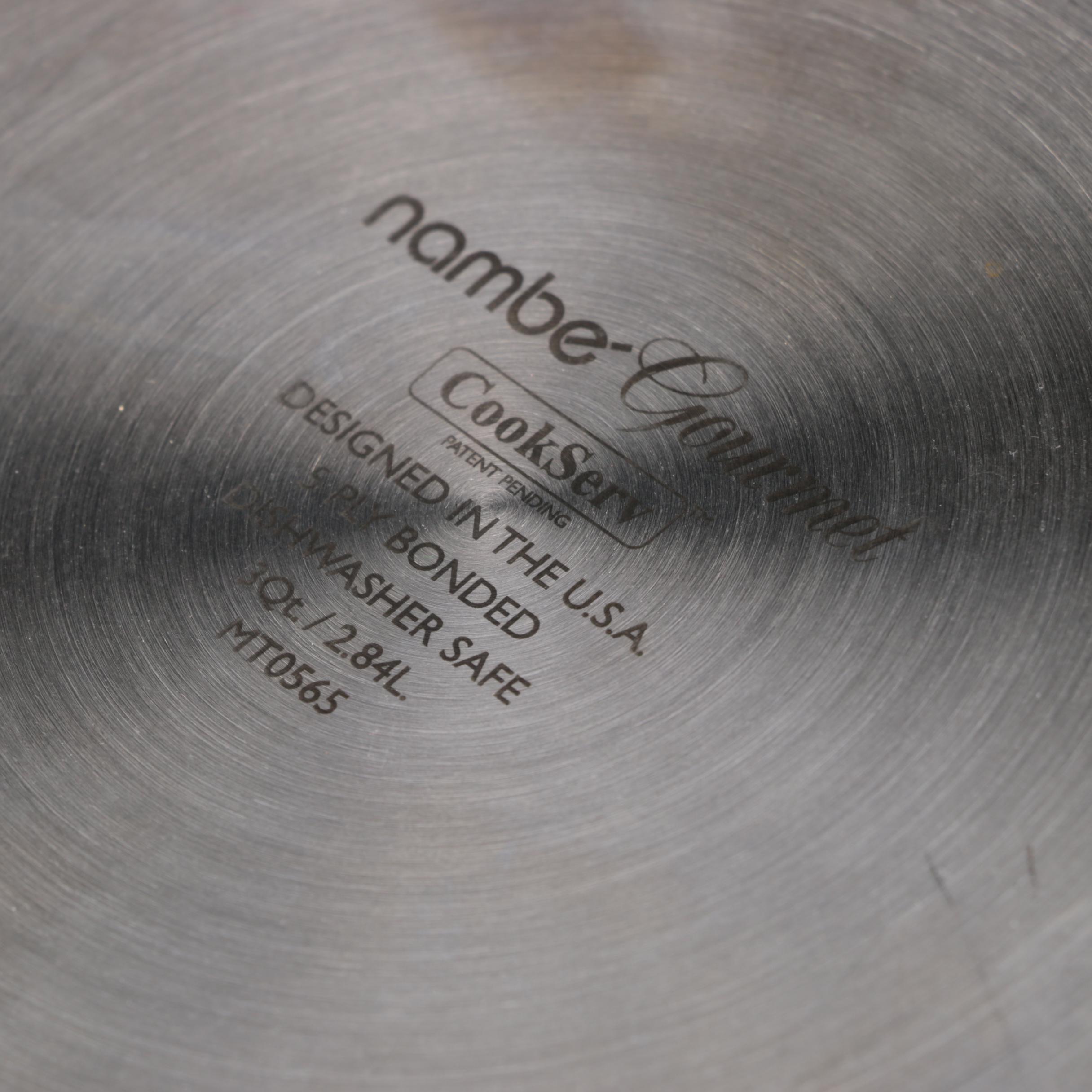 Nambé "Gourmet" Stainless Steel 3 Quart Sauce Pan