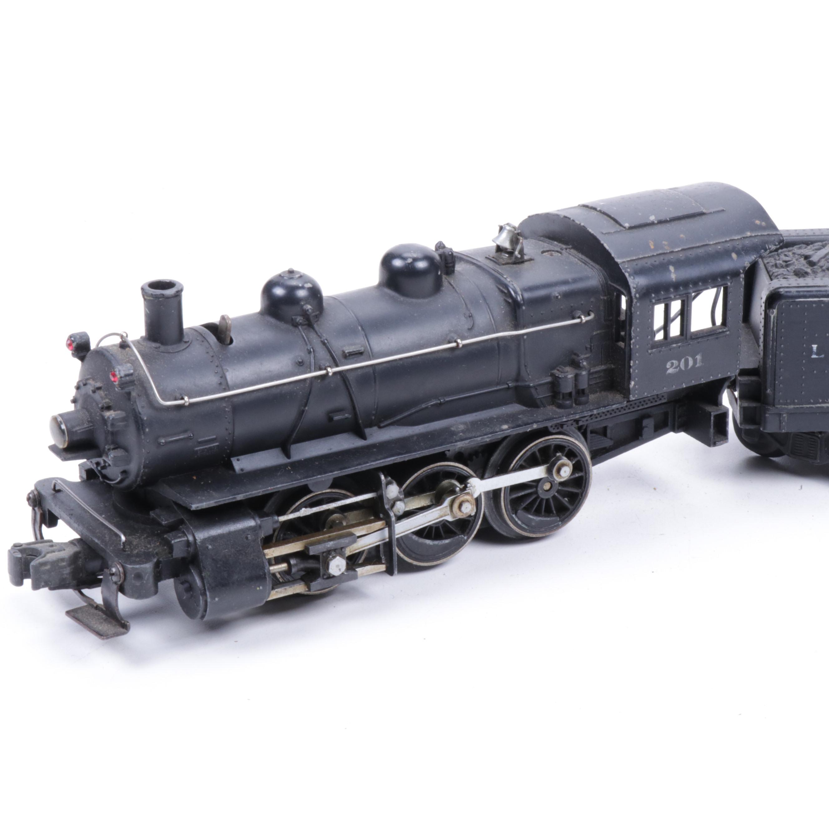 Lionel O Scale 201 Steam Locomotive Switcher and 2201T Tender