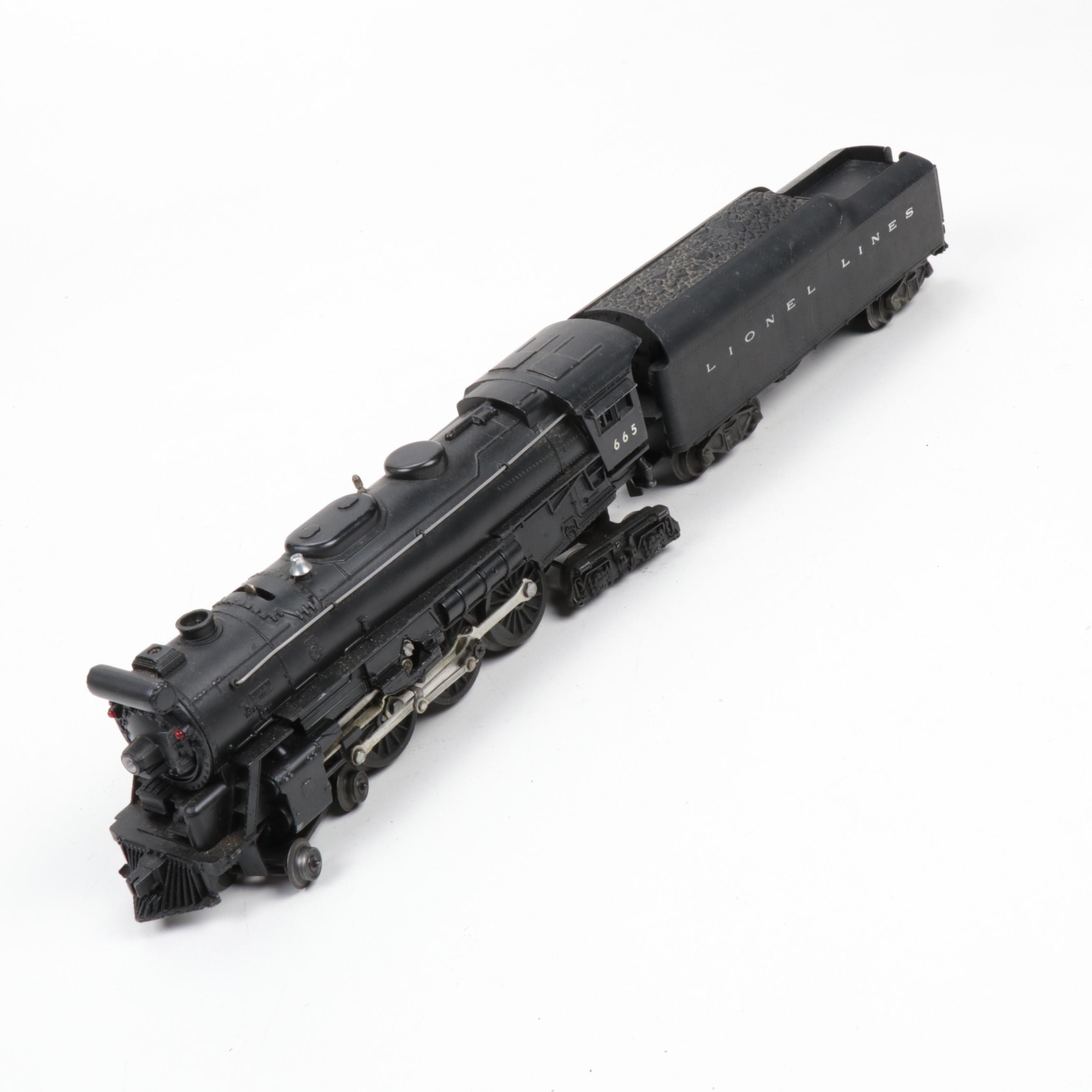 Lionel O Scale 665 Steam Locomotive with 2046W Tender