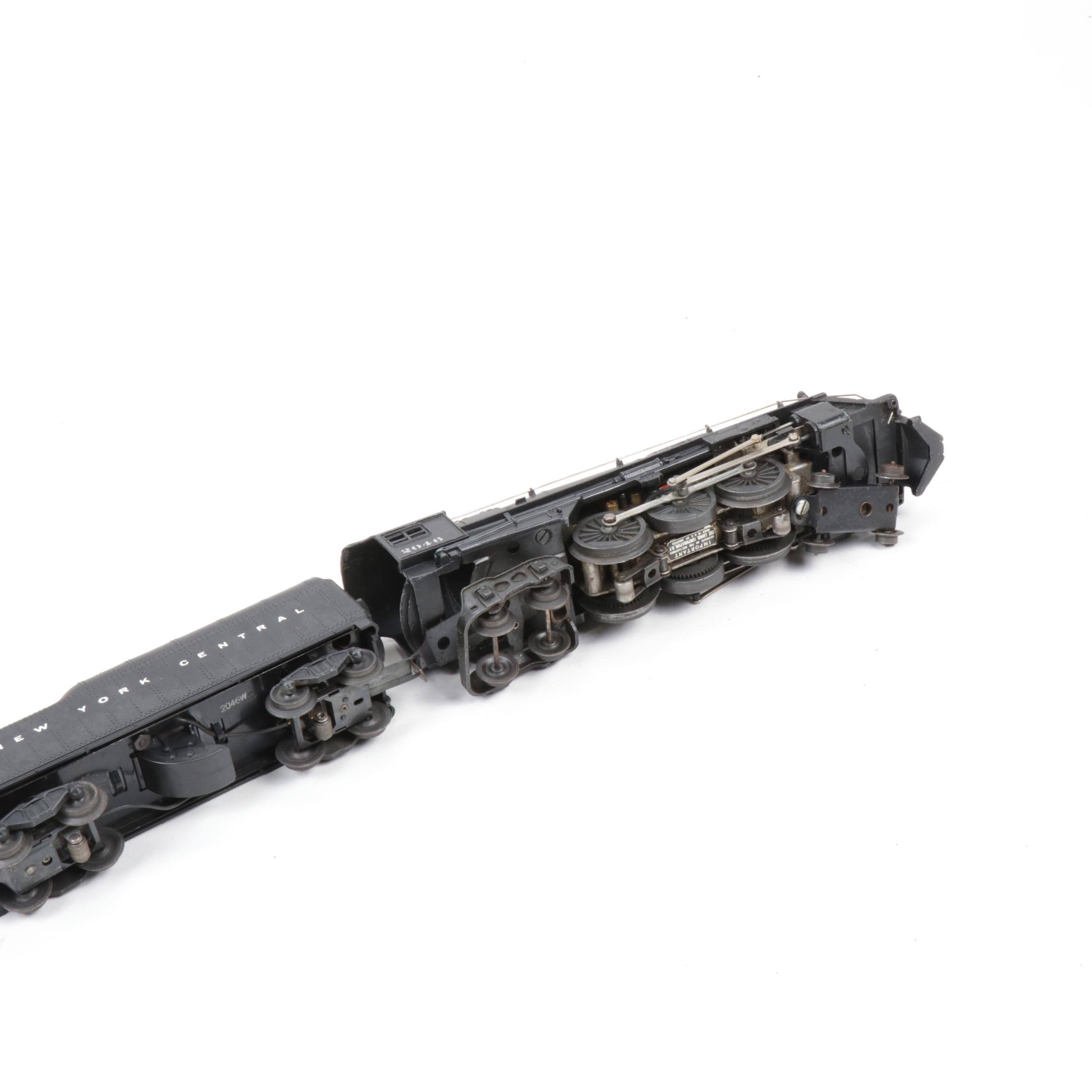 Lionel O Scale 2046 Steam Locomotive with 2046W NY Central Tender