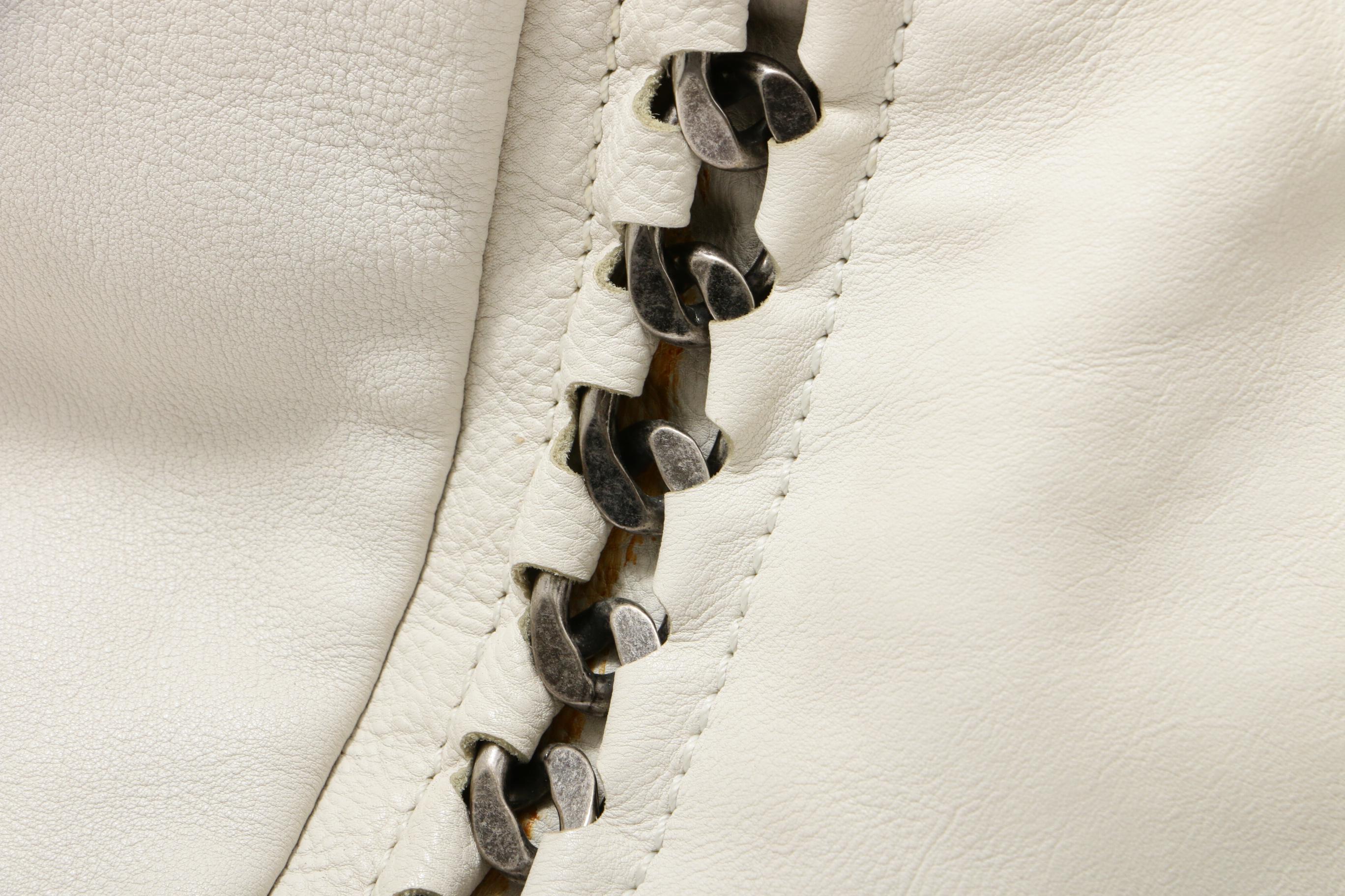 Chanel East/West Modern Chain Large Calfskin Shoulder Bag