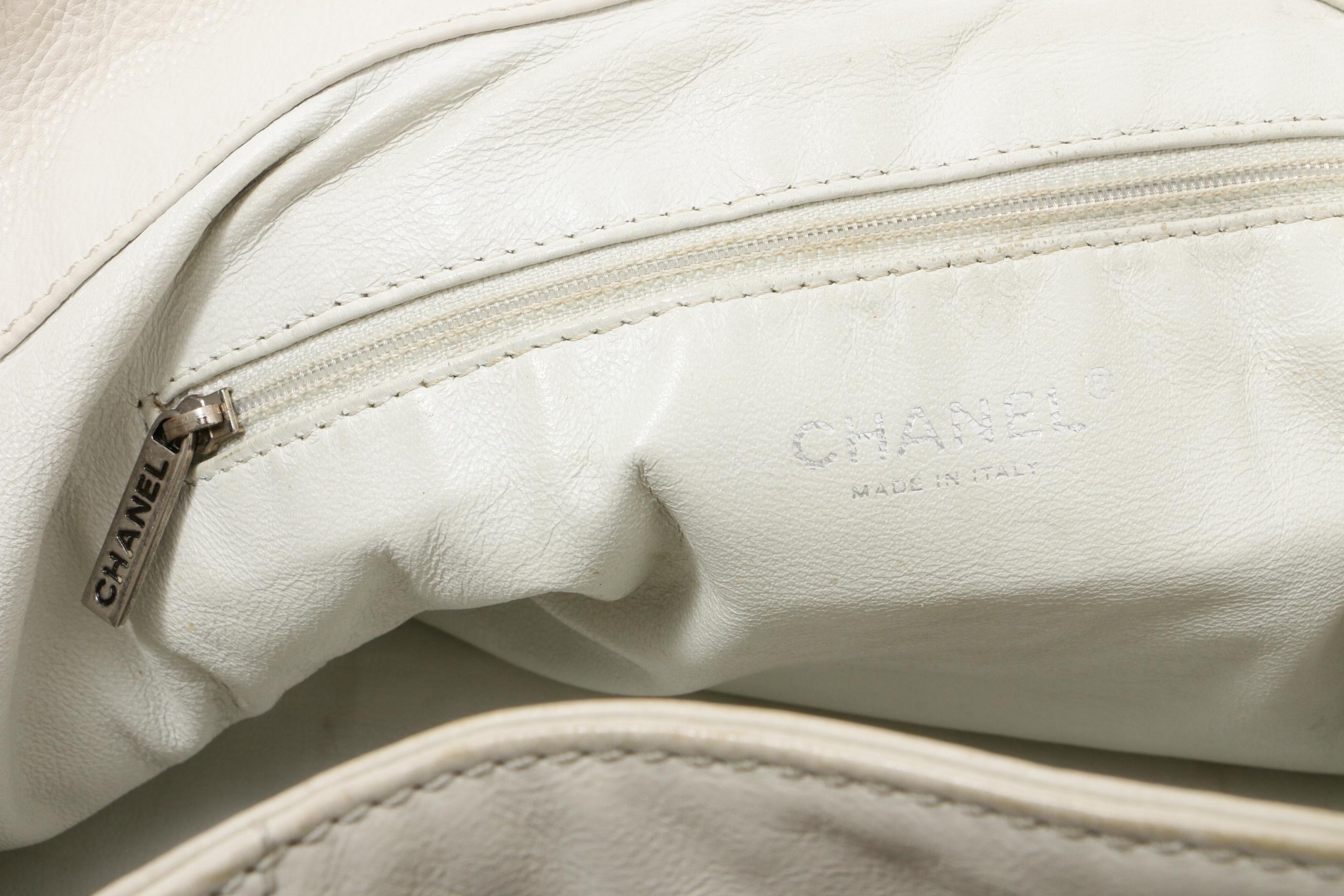 Chanel East/West Modern Chain Large Calfskin Shoulder Bag