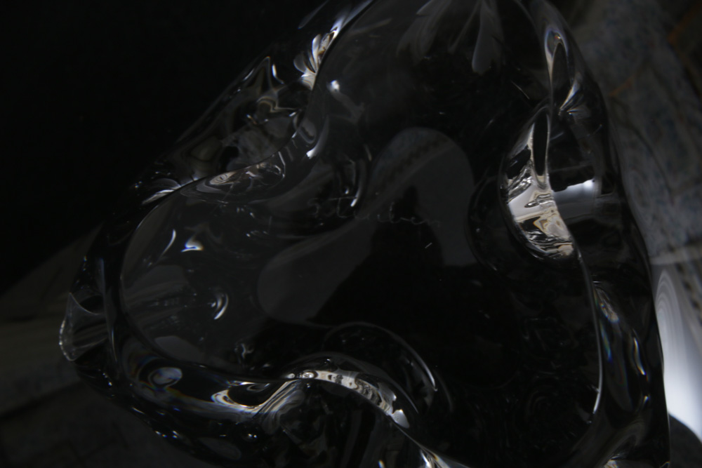 Steuben Art Glass "Trillium" Bowl Designed by Donald Pollard, Mid-Century