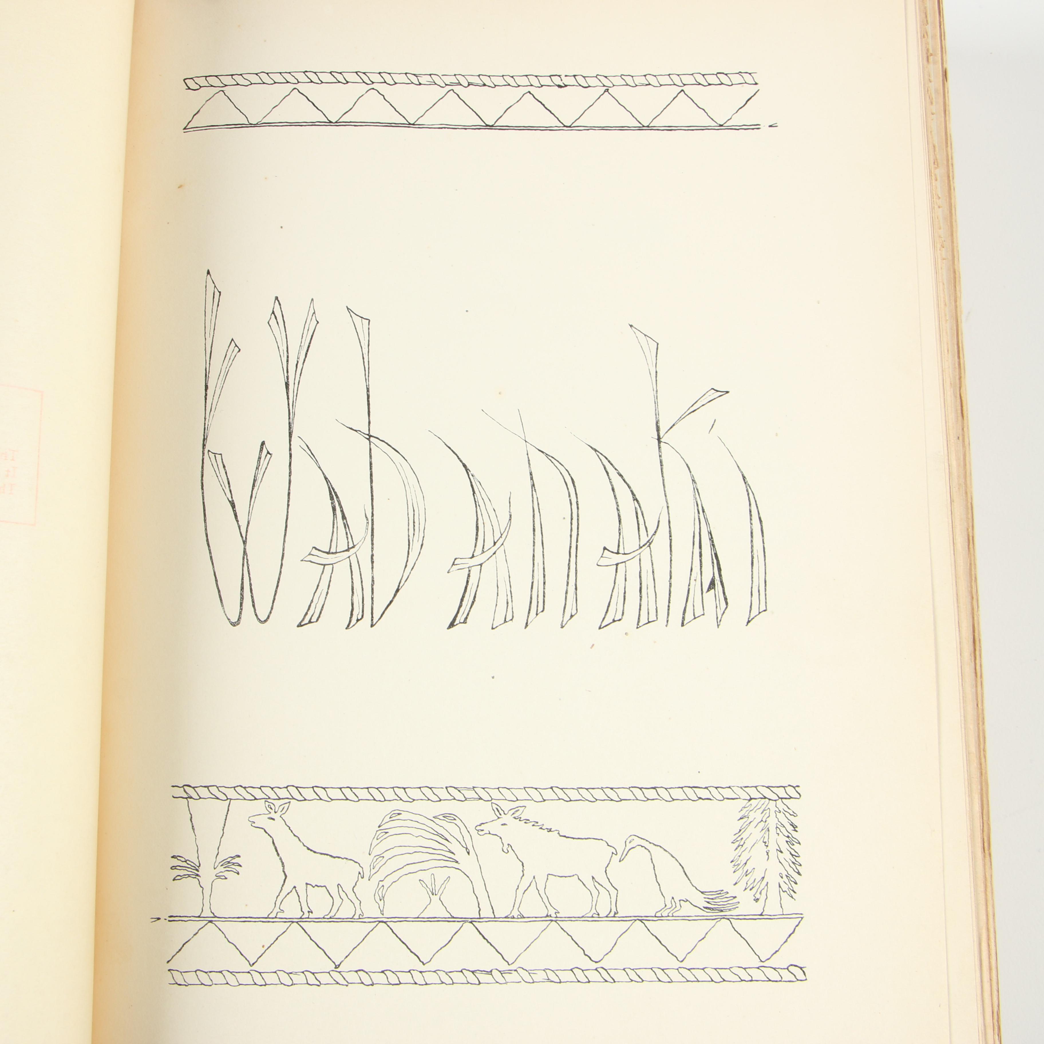 Illustrated First Edition "The Indians' Book" by Natalie Curtis, 1907