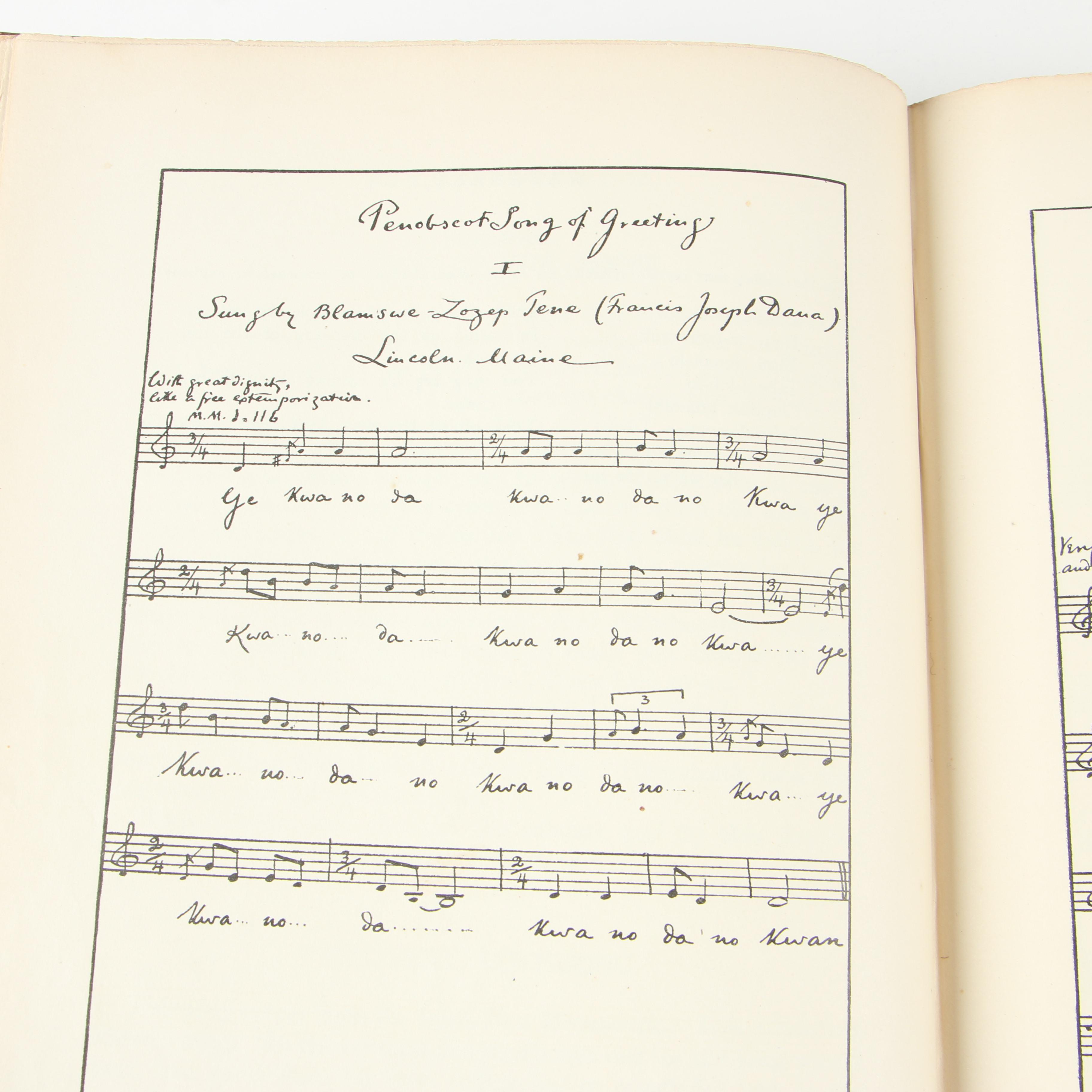 Illustrated First Edition "The Indians' Book" by Natalie Curtis, 1907