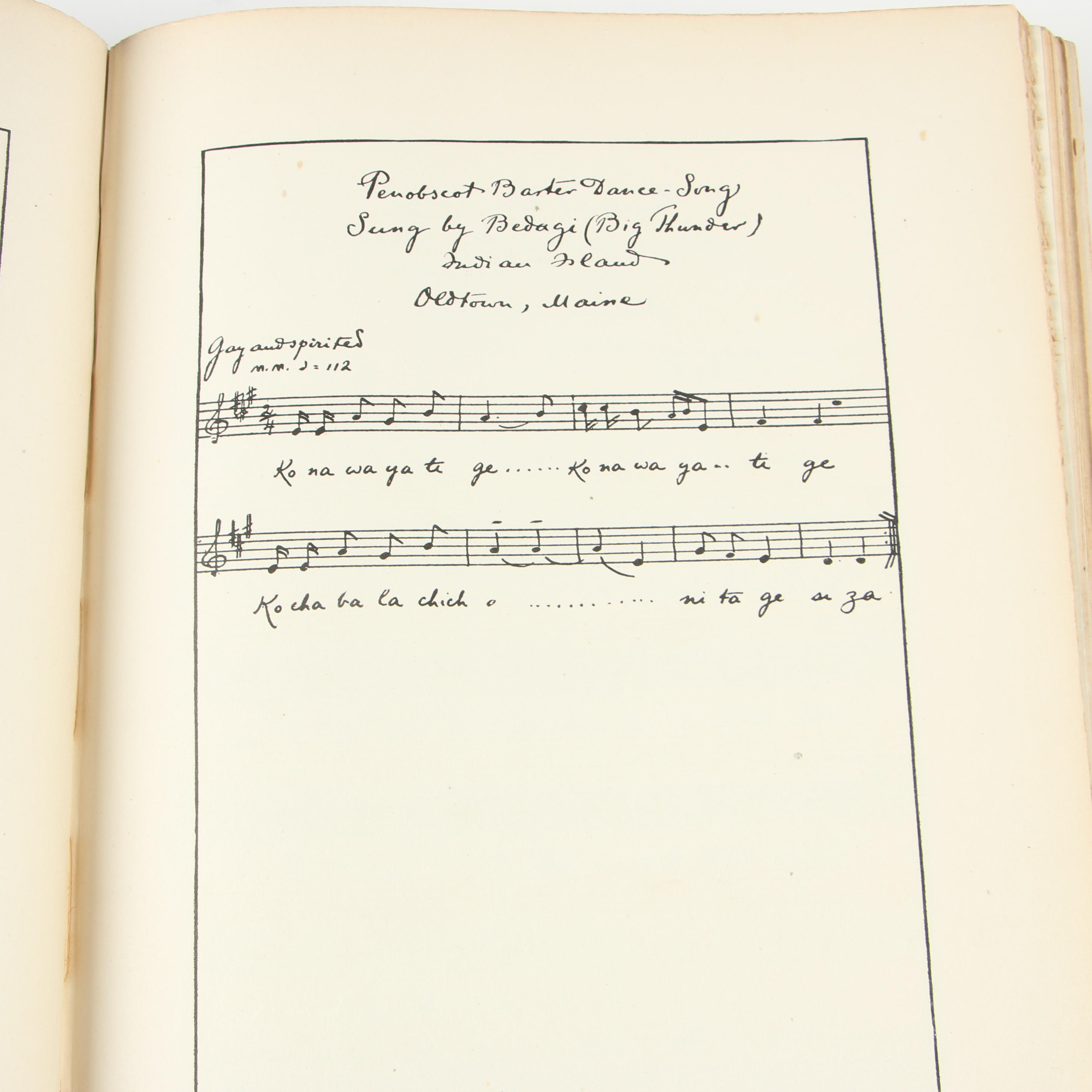 Illustrated First Edition "The Indians' Book" by Natalie Curtis, 1907