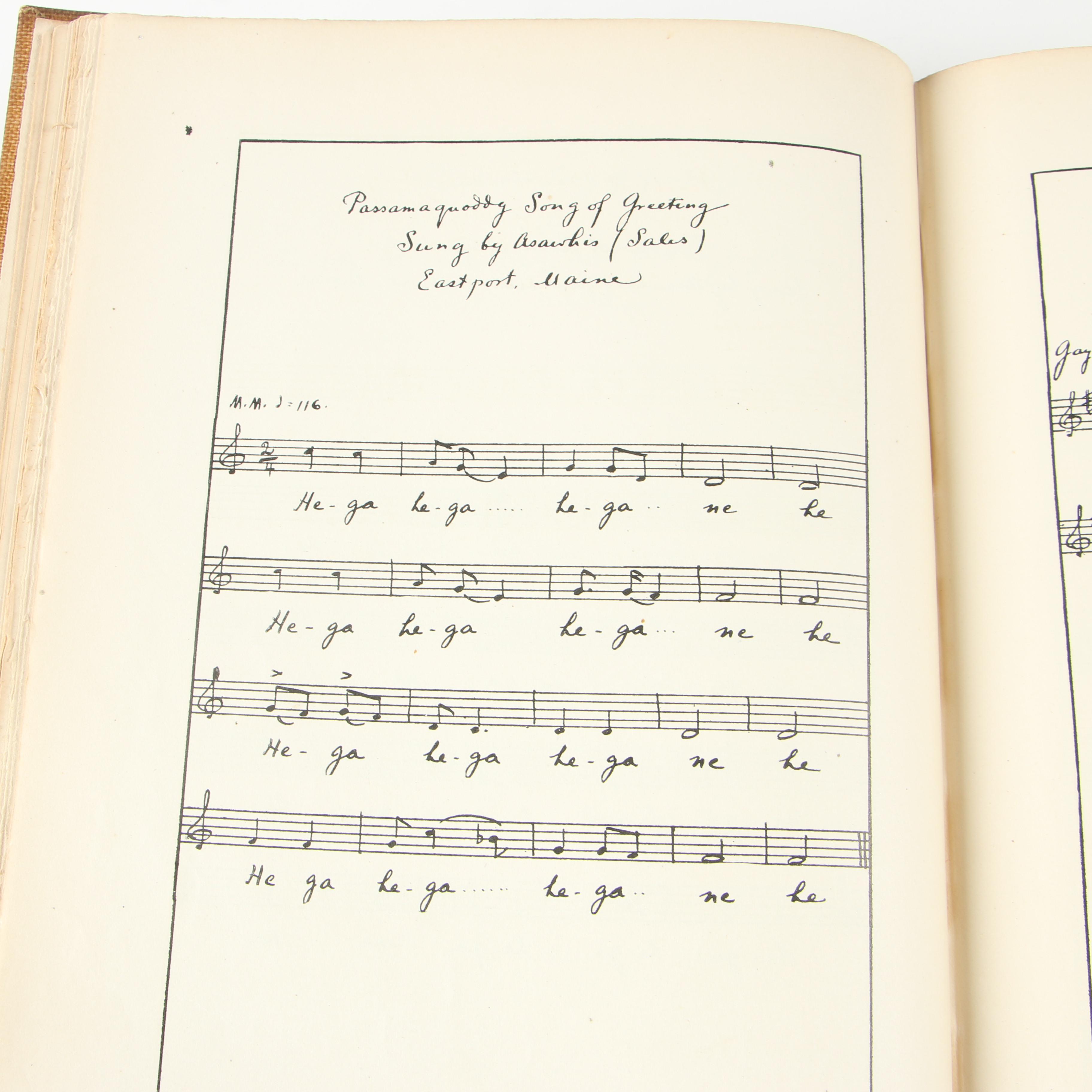 Illustrated First Edition "The Indians' Book" by Natalie Curtis, 1907