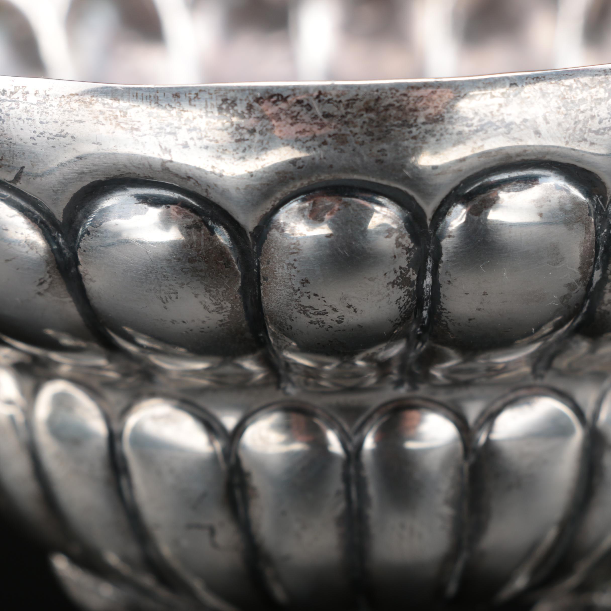Alfred Ortega & Sons Sterling Silver Small Bowl with Dolphin Feet