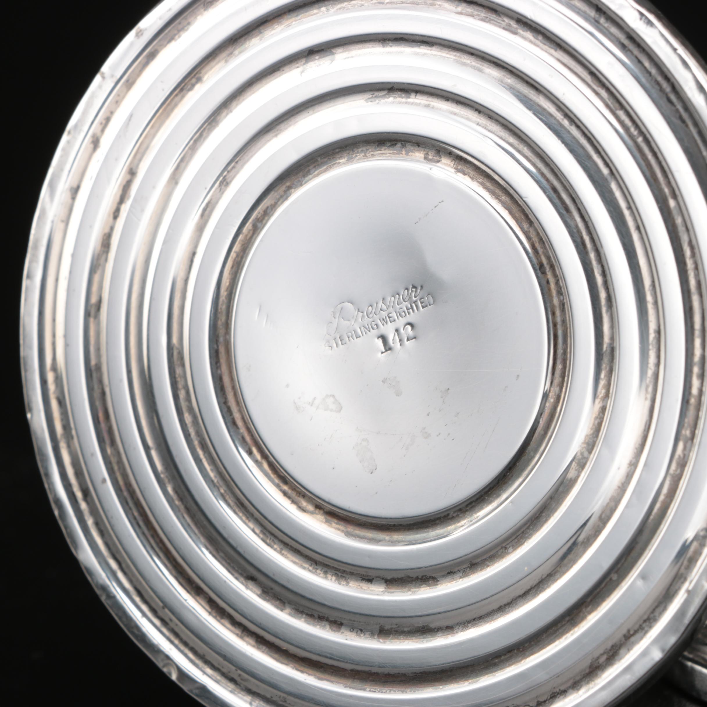 Weighted Sterling Silver Candle Holders Including Gorham