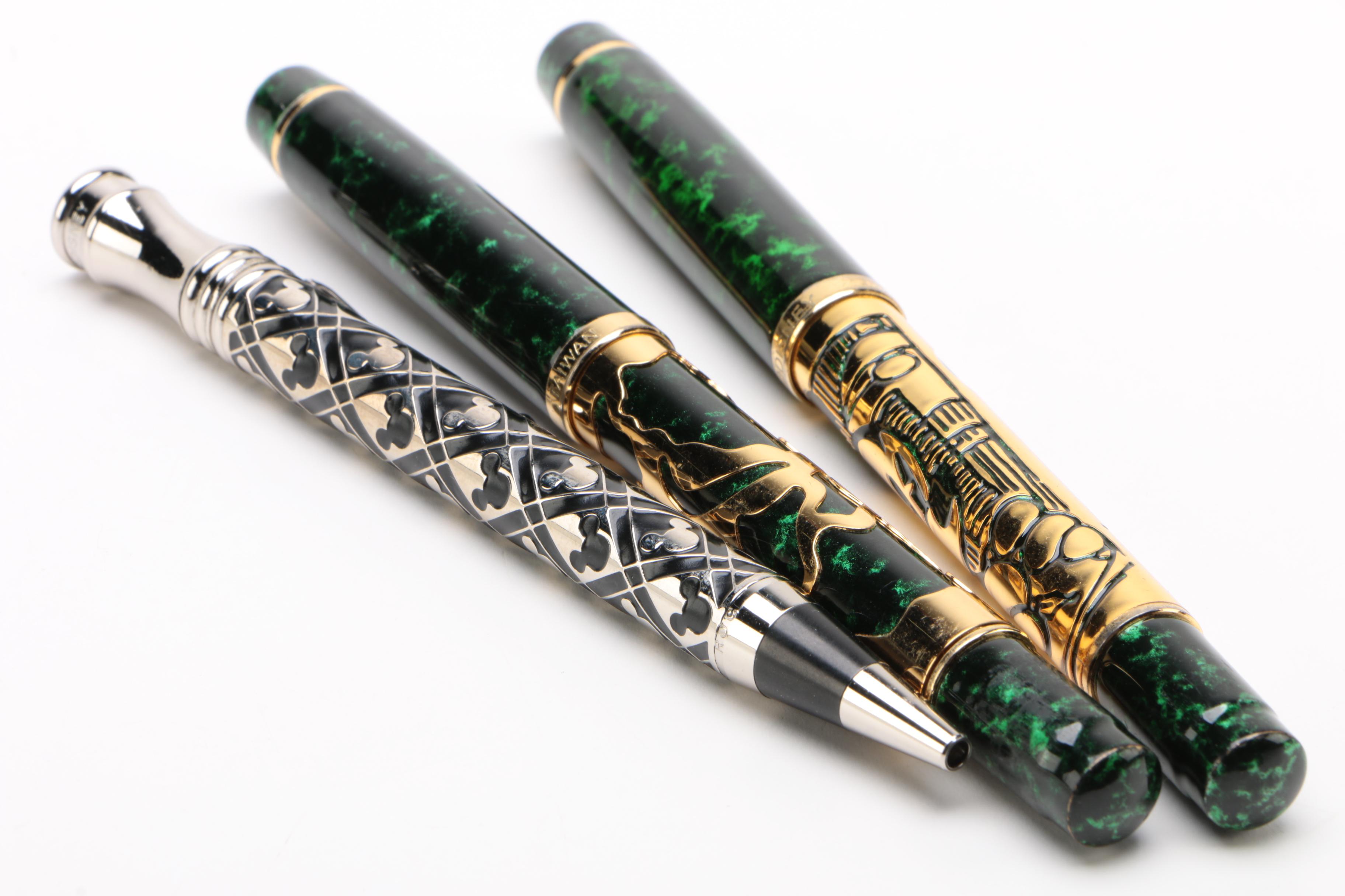 Colibri Ballpoint and Fountain Pens Featuring Disney's "Mickey Mouse"